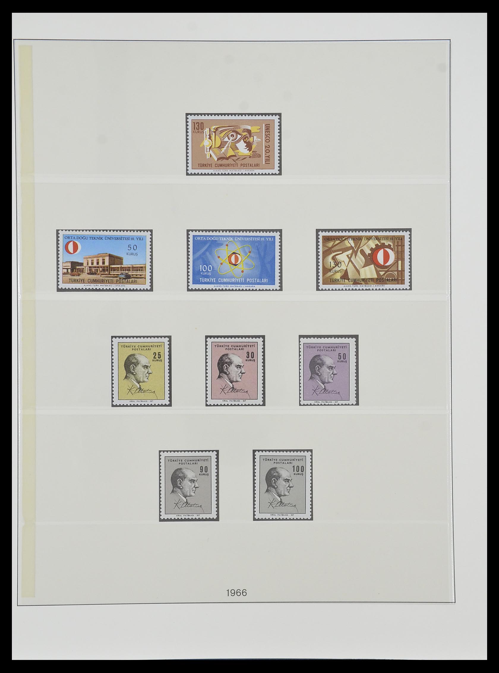 33984 090 - Postzegelverzameling 33984 Turkije 1938-1990.