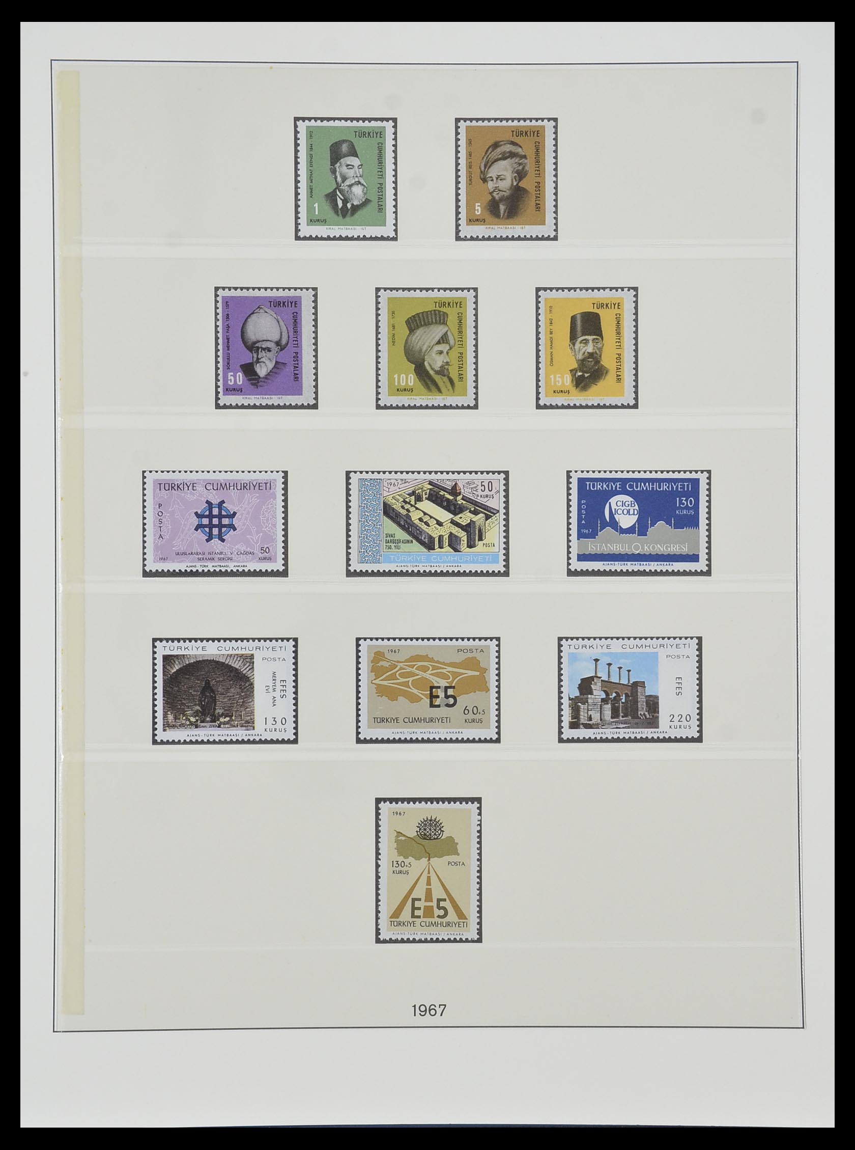 33984 093 - Postzegelverzameling 33984 Turkije 1938-1990.