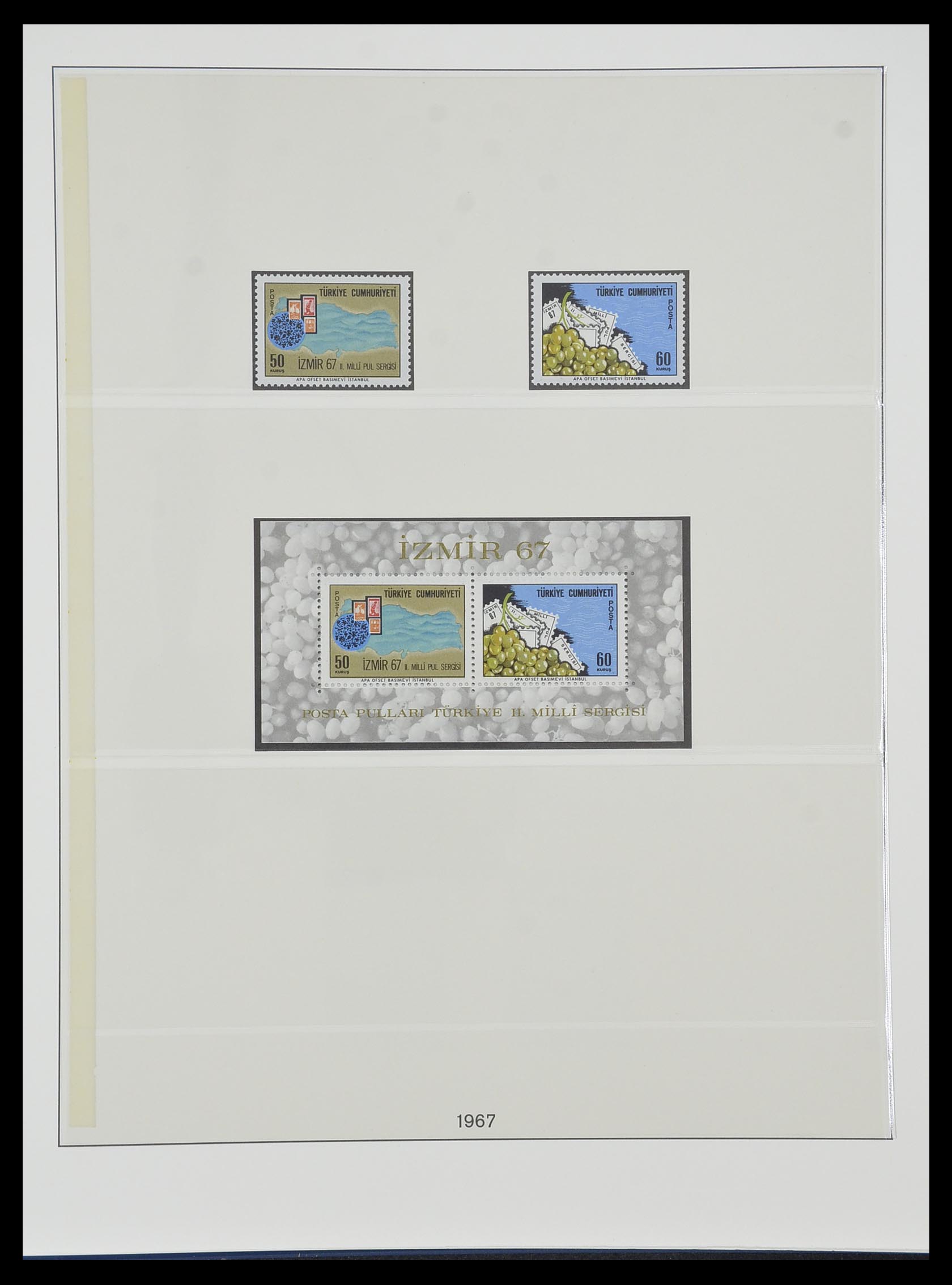 33984 094 - Postzegelverzameling 33984 Turkije 1938-1990.
