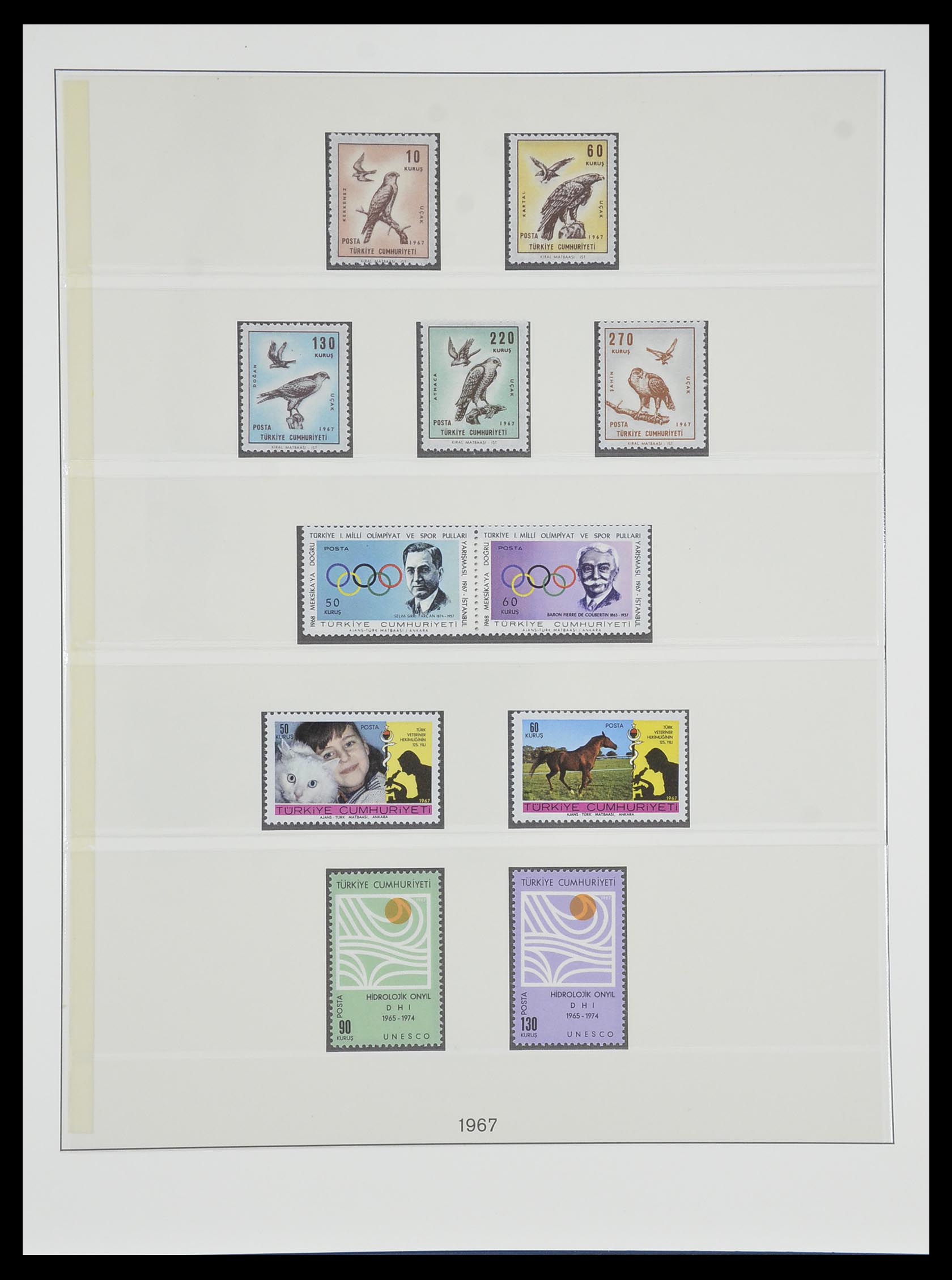 33984 095 - Postzegelverzameling 33984 Turkije 1938-1990.