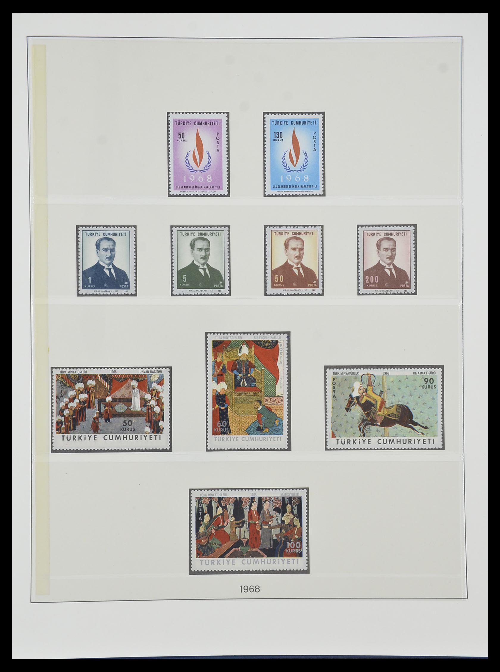 33984 096 - Postzegelverzameling 33984 Turkije 1938-1990.