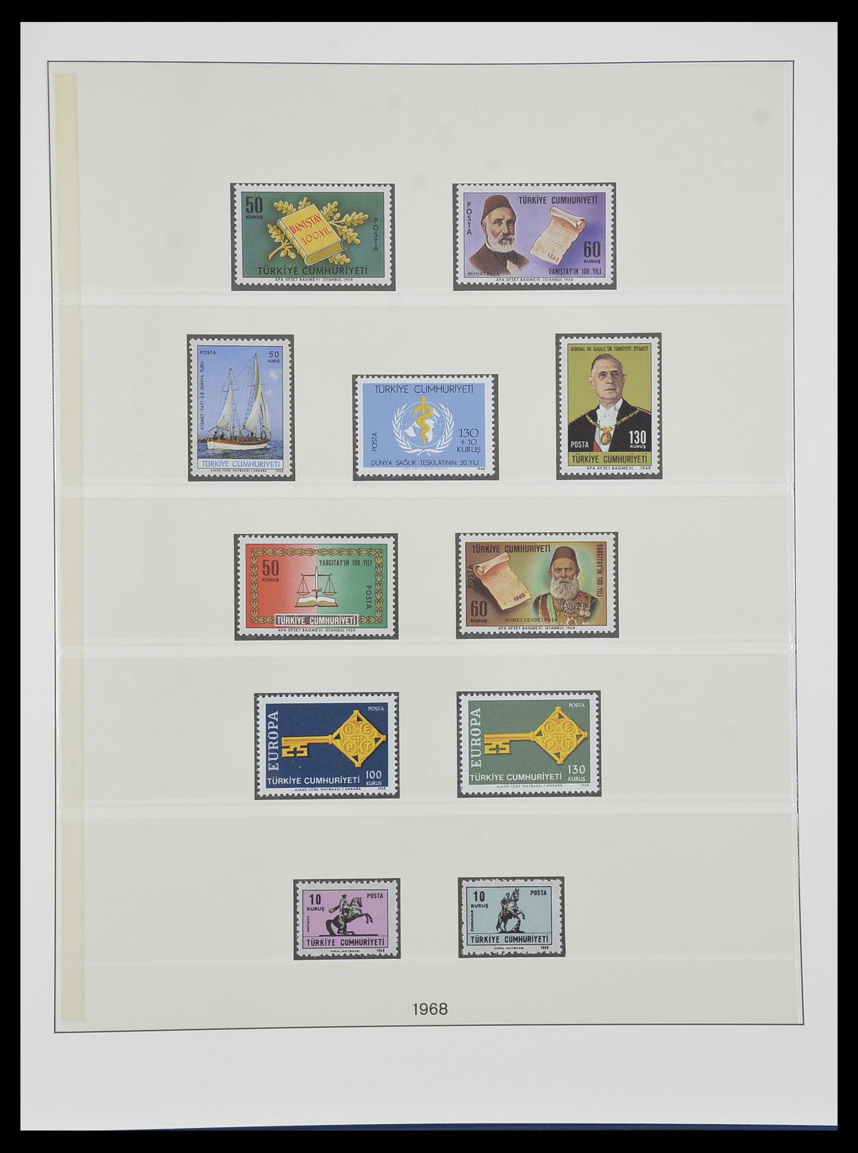 33984 097 - Postzegelverzameling 33984 Turkije 1938-1990.