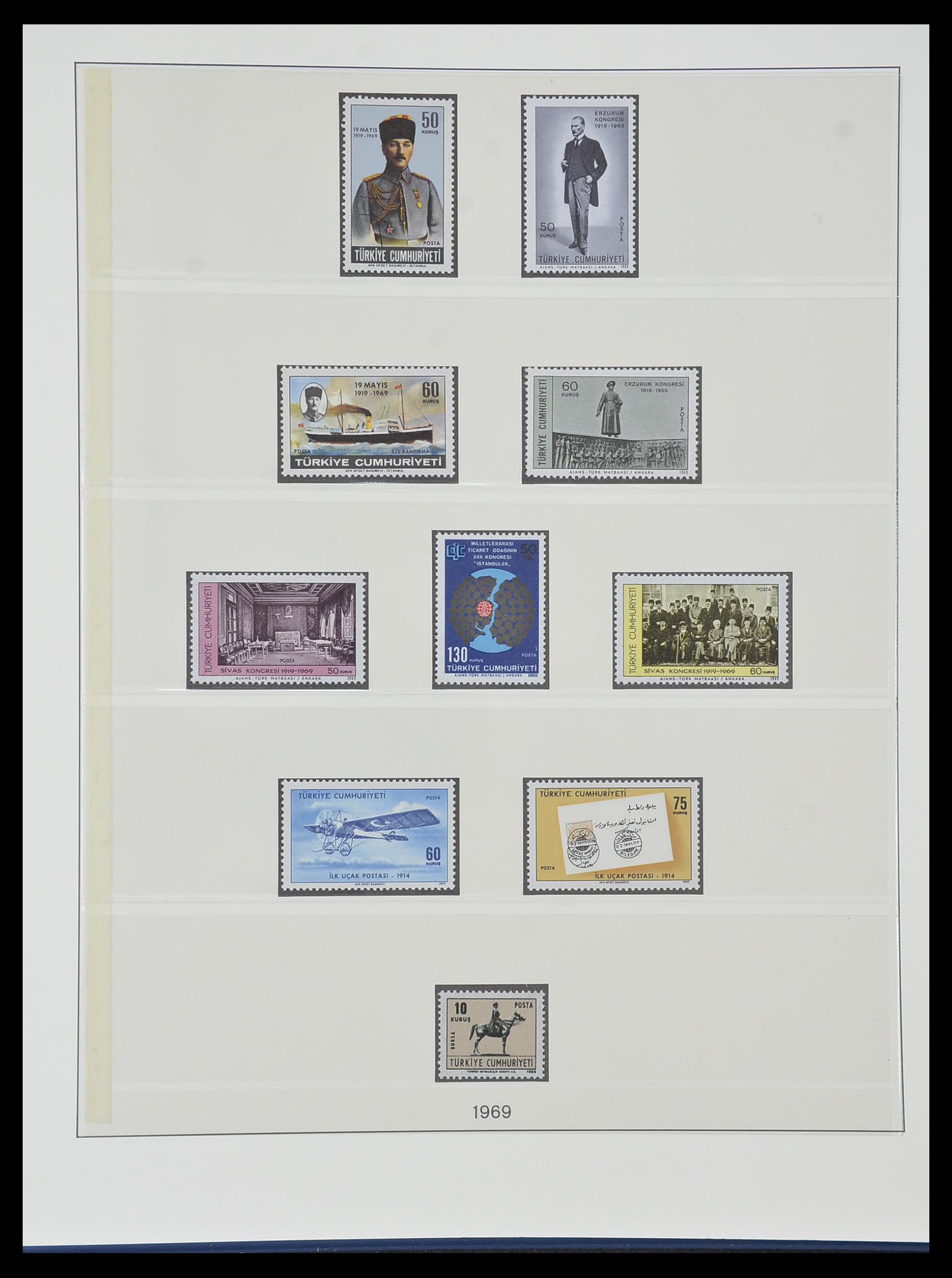 33984 102 - Stamp collection 33984 Turkey 1938-1990.