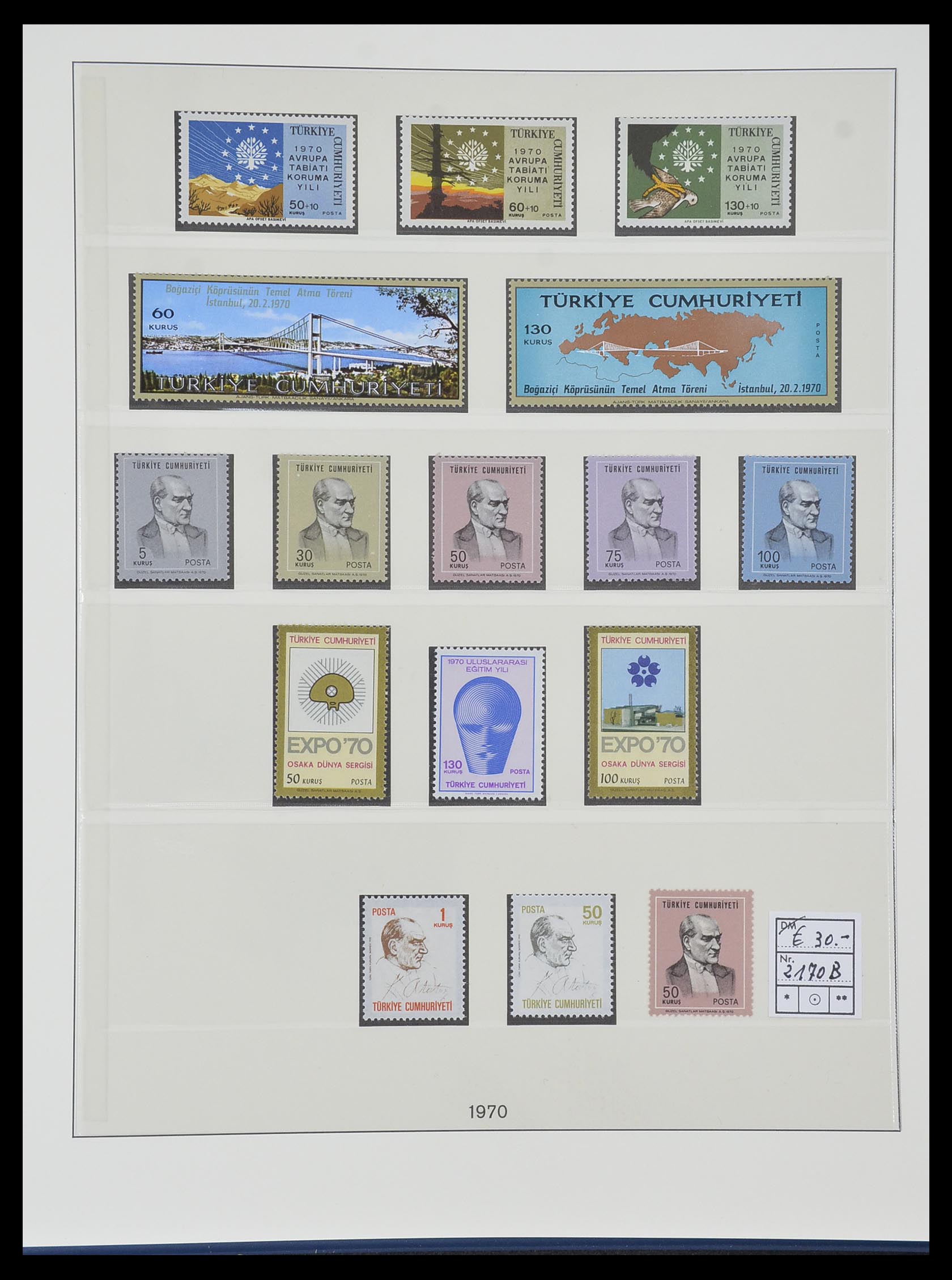 33984 104 - Stamp collection 33984 Turkey 1938-1990.