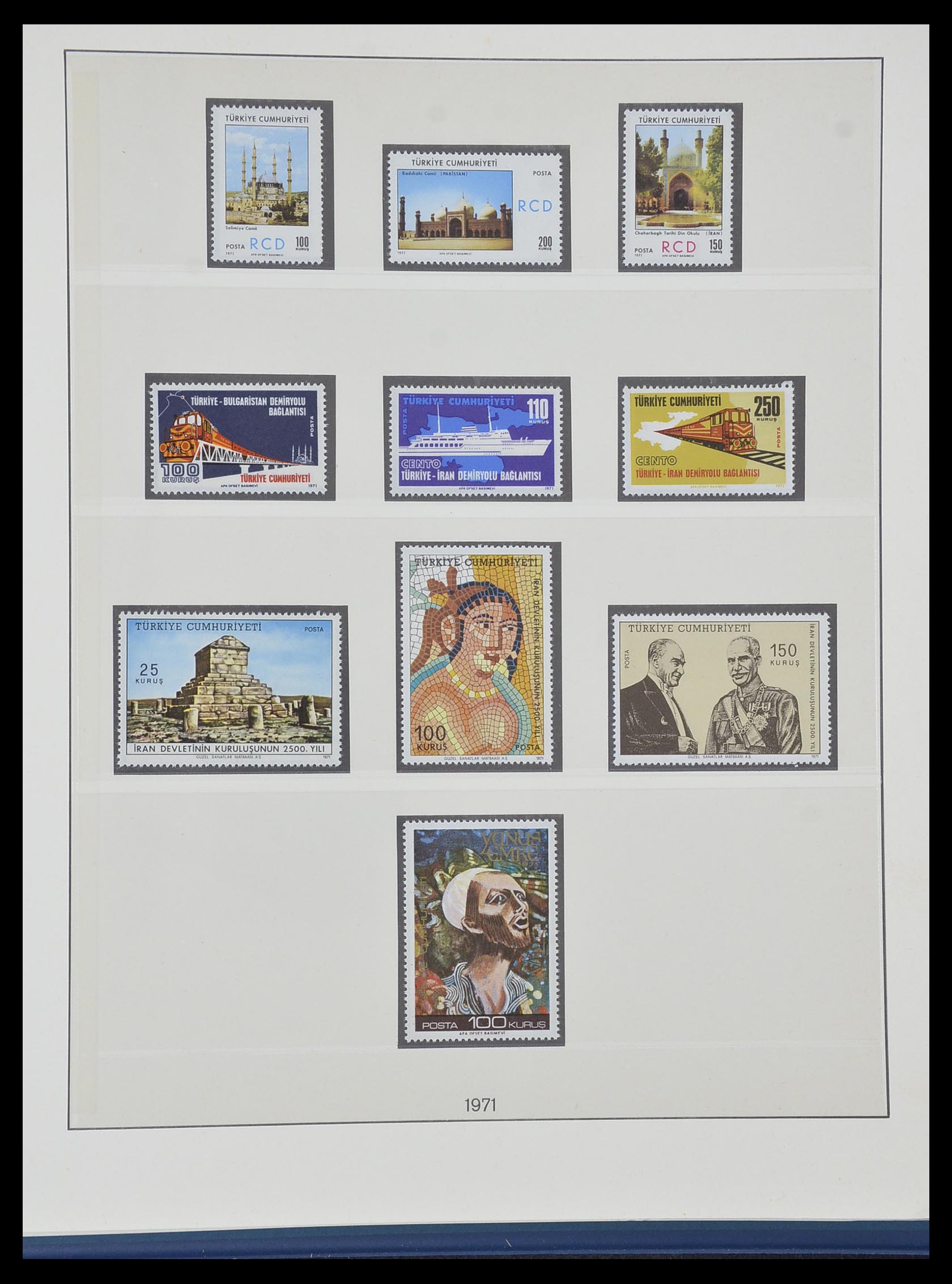 33984 112 - Stamp collection 33984 Turkey 1938-1990.
