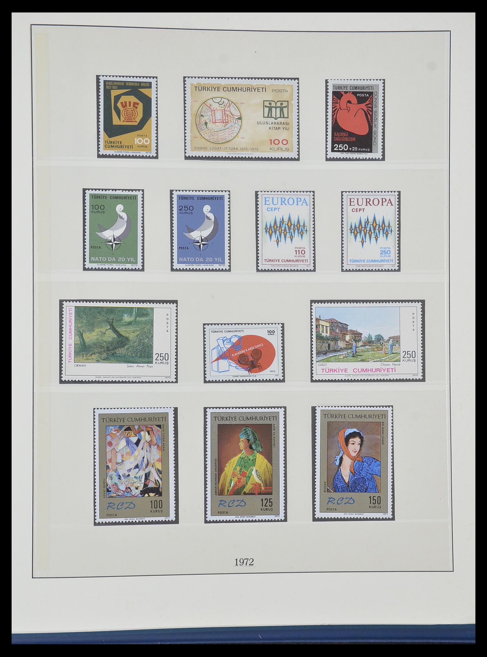 33984 114 - Stamp collection 33984 Turkey 1938-1990.