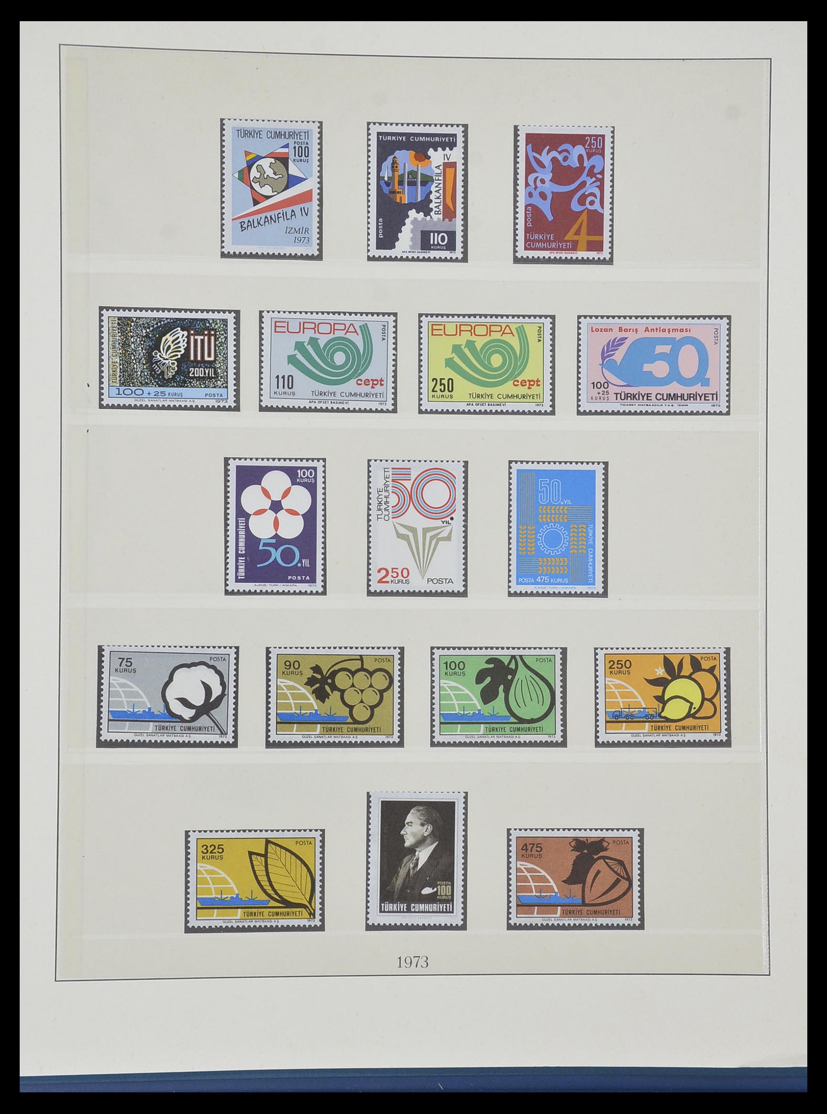 33984 116 - Stamp collection 33984 Turkey 1938-1990.