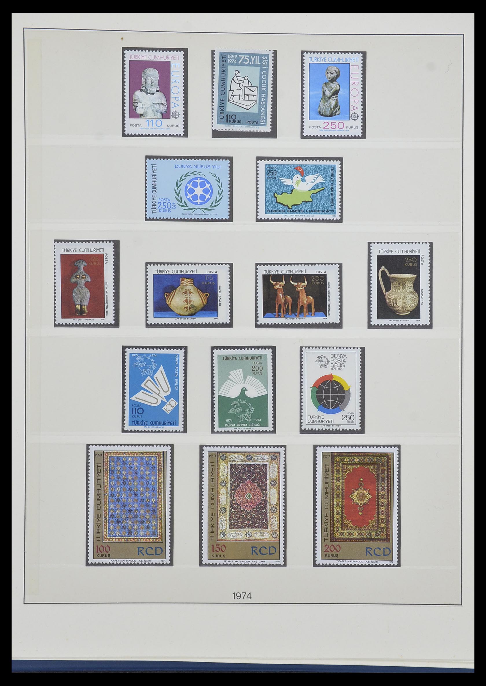 33984 120 - Stamp collection 33984 Turkey 1938-1990.