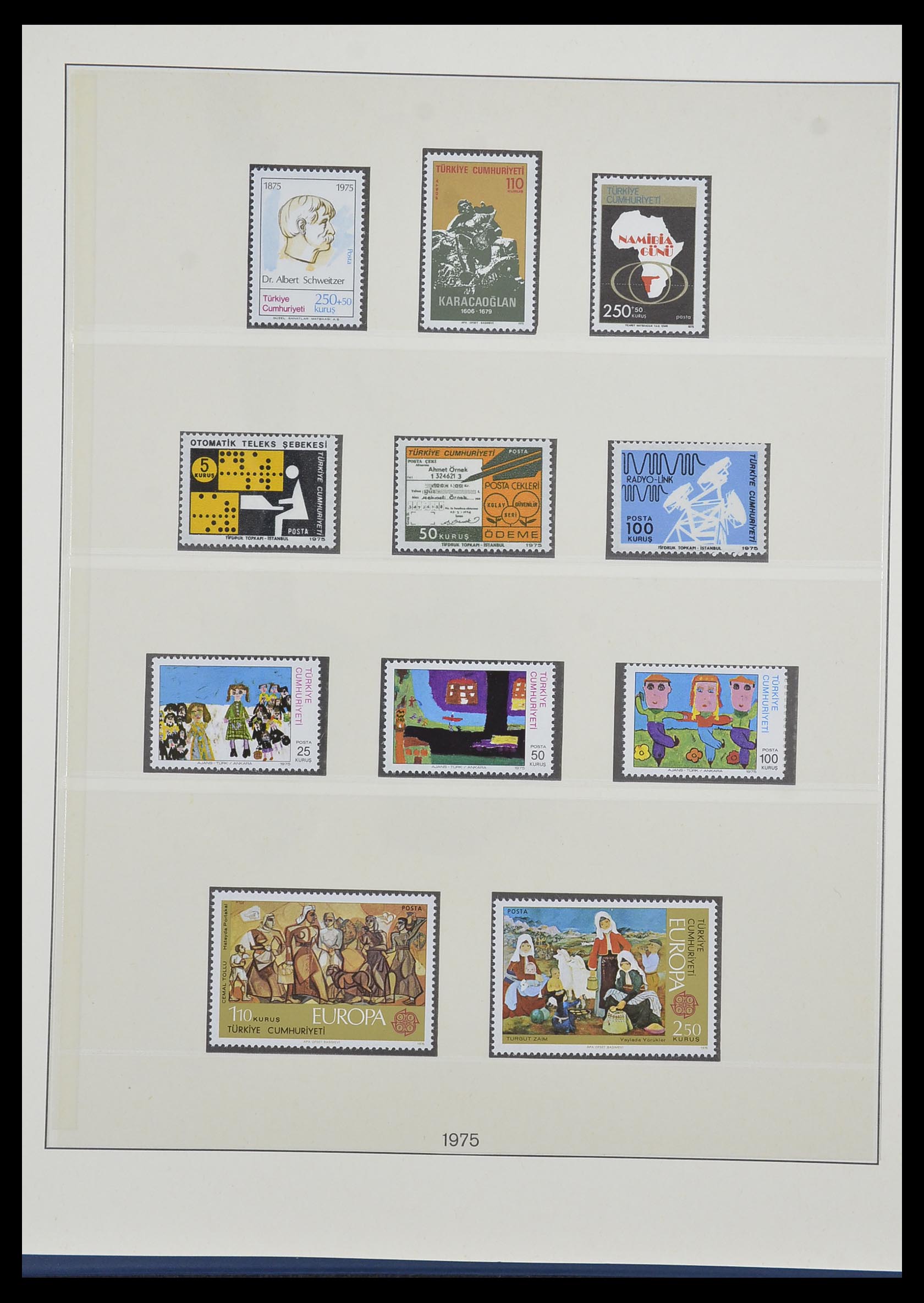 33984 122 - Postzegelverzameling 33984 Turkije 1938-1990.