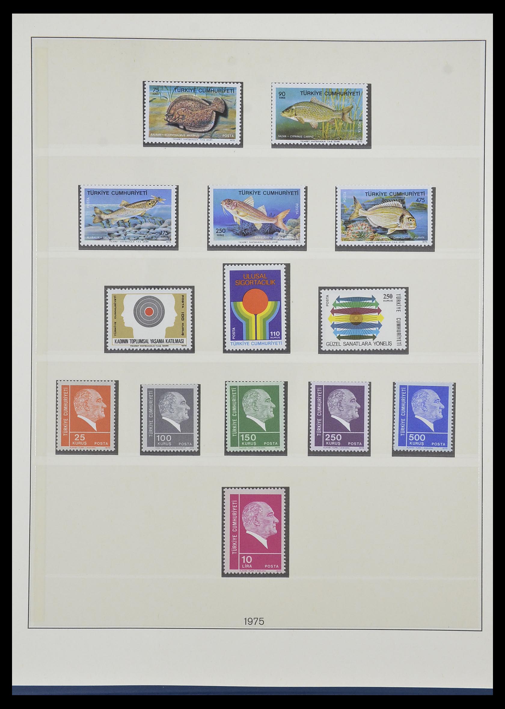33984 124 - Postzegelverzameling 33984 Turkije 1938-1990.