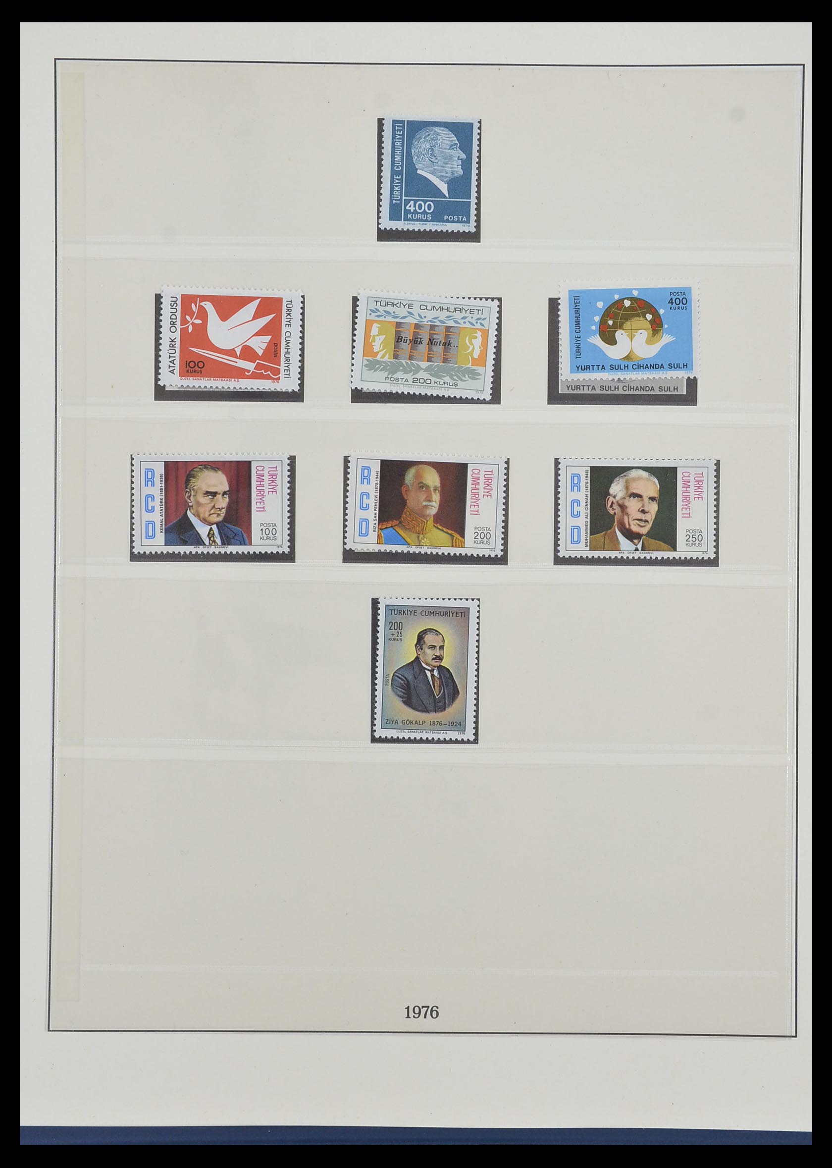 33984 125 - Postzegelverzameling 33984 Turkije 1938-1990.
