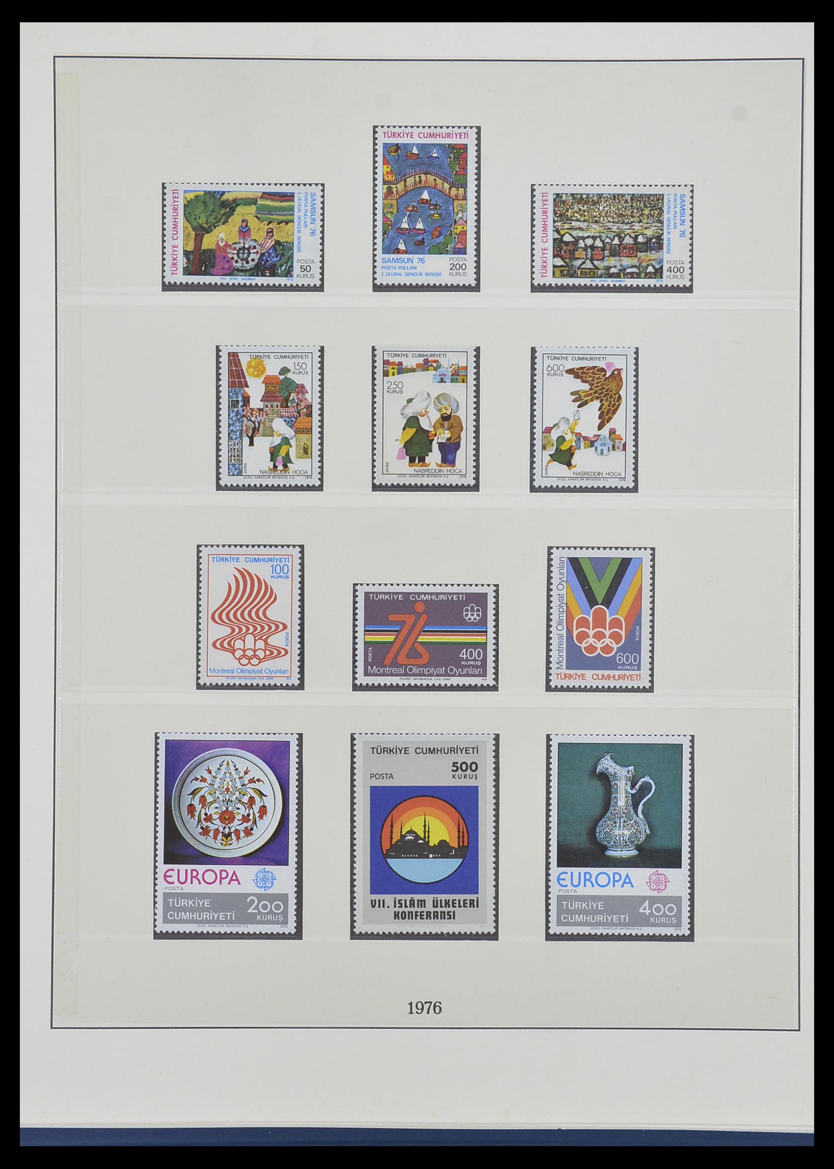 33984 126 - Postzegelverzameling 33984 Turkije 1938-1990.