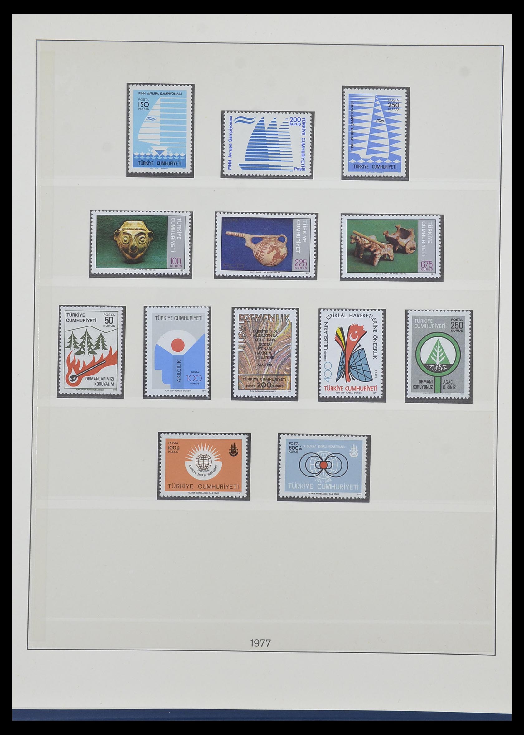 33984 129 - Postzegelverzameling 33984 Turkije 1938-1990.