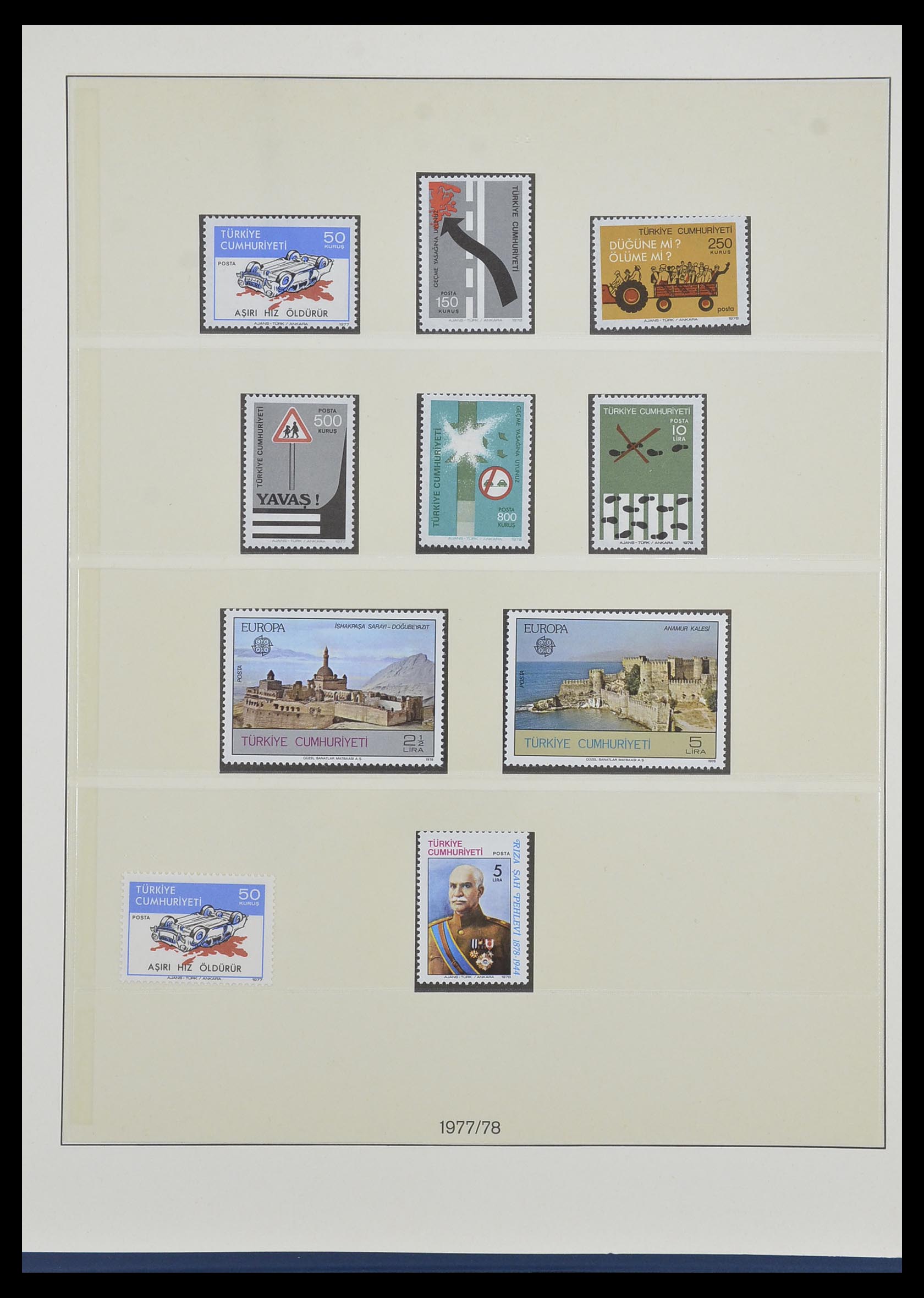 33984 131 - Postzegelverzameling 33984 Turkije 1938-1990.