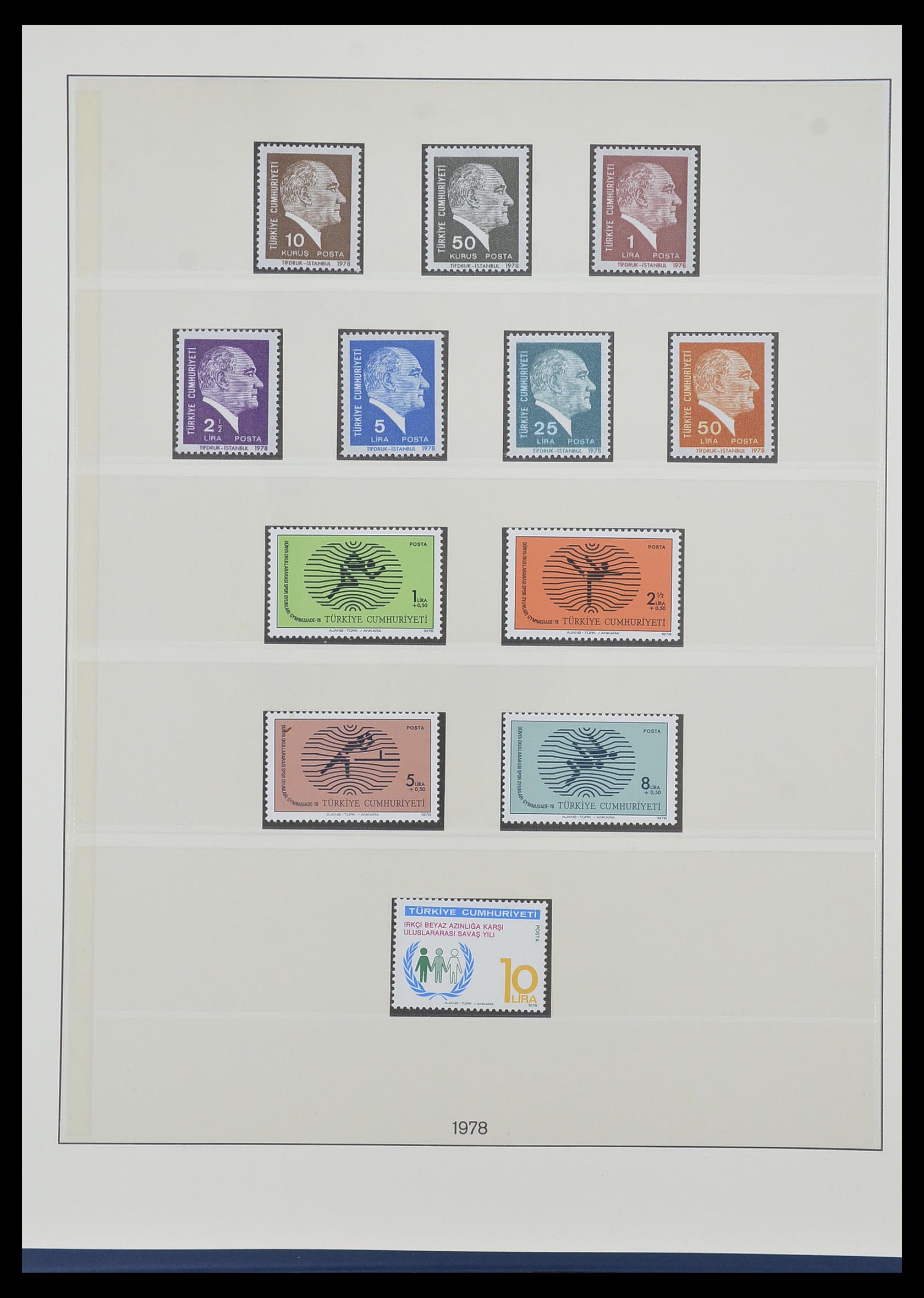 33984 132 - Postzegelverzameling 33984 Turkije 1938-1990.