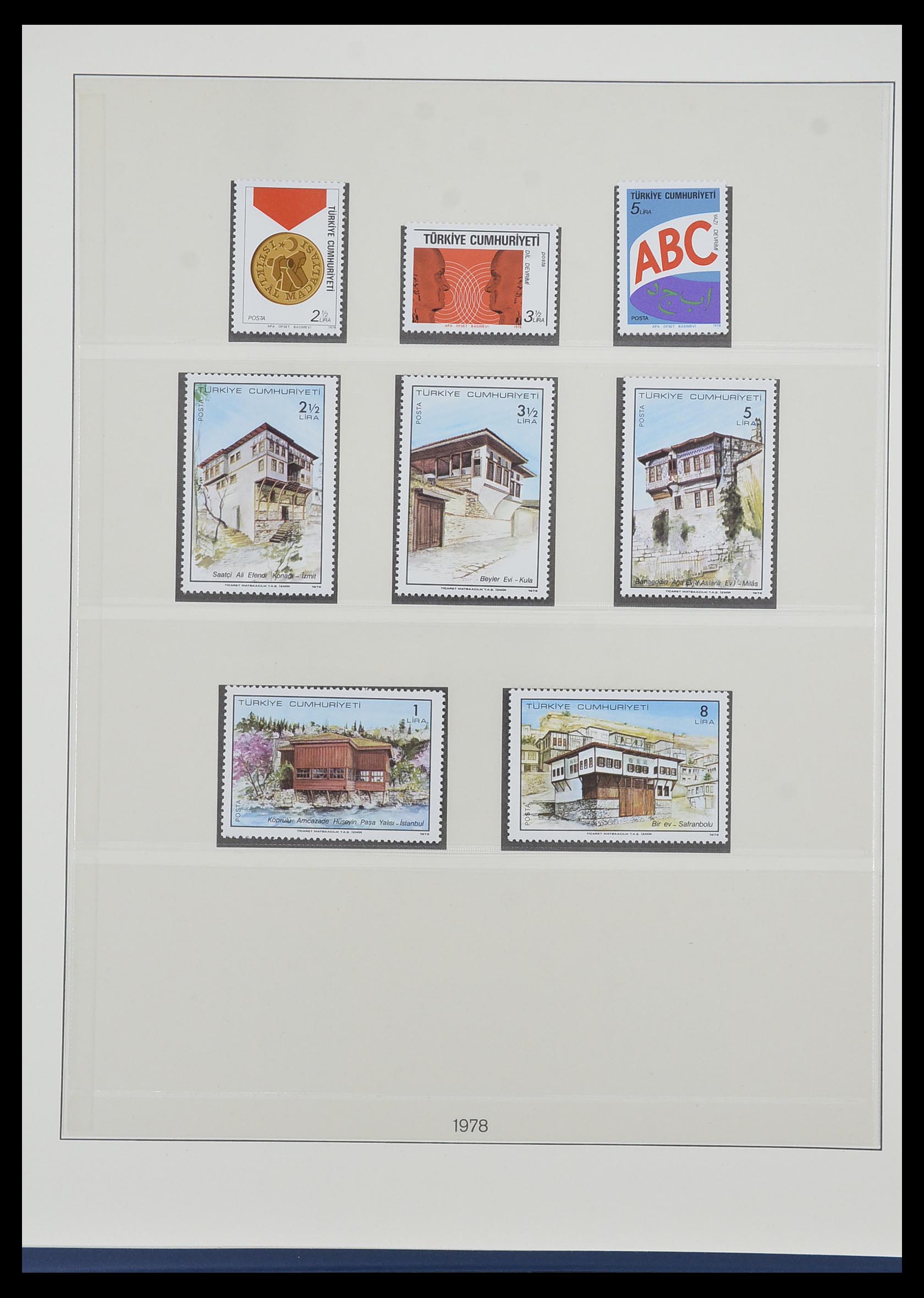 33984 134 - Postzegelverzameling 33984 Turkije 1938-1990.