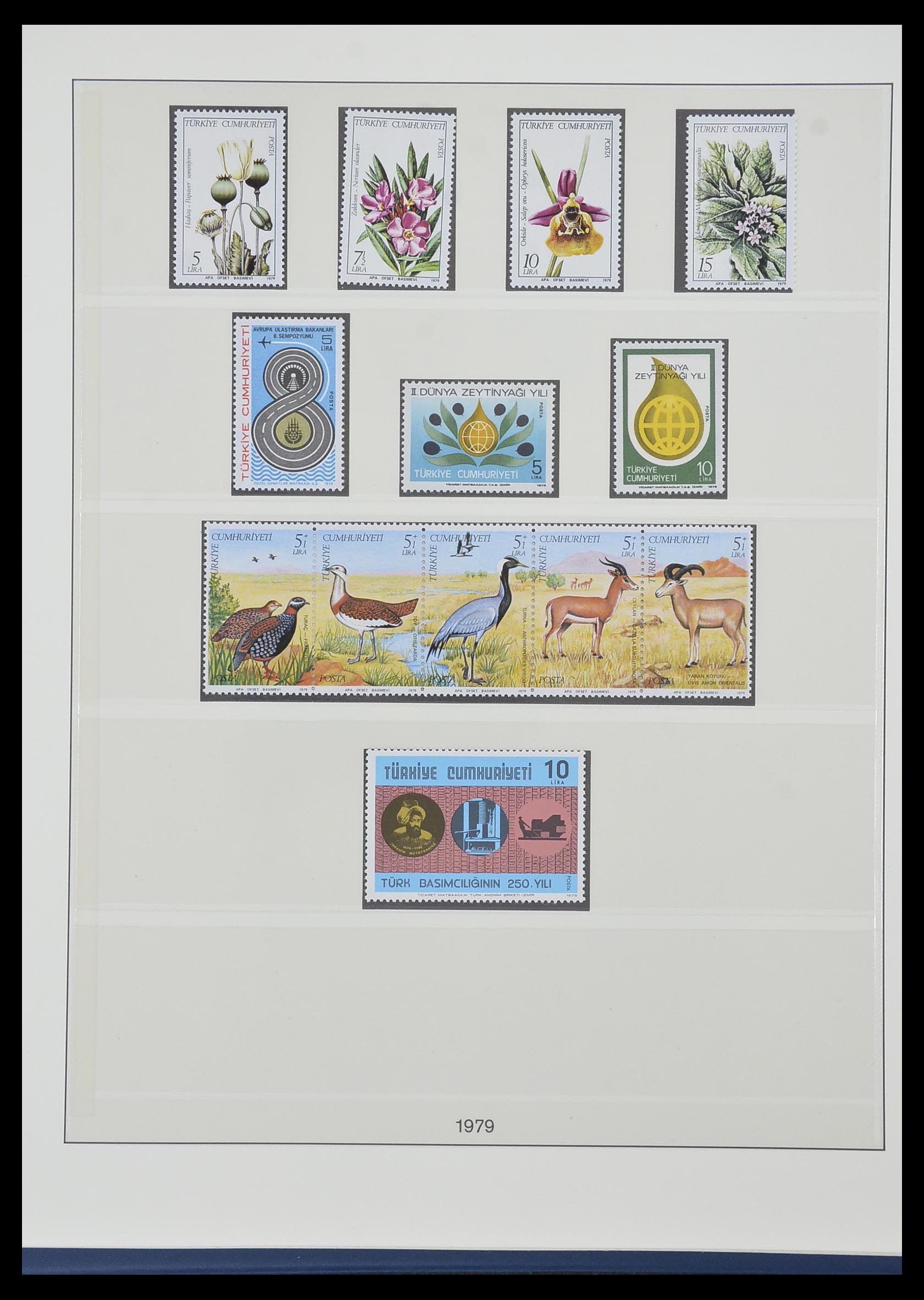 33984 136 - Postzegelverzameling 33984 Turkije 1938-1990.