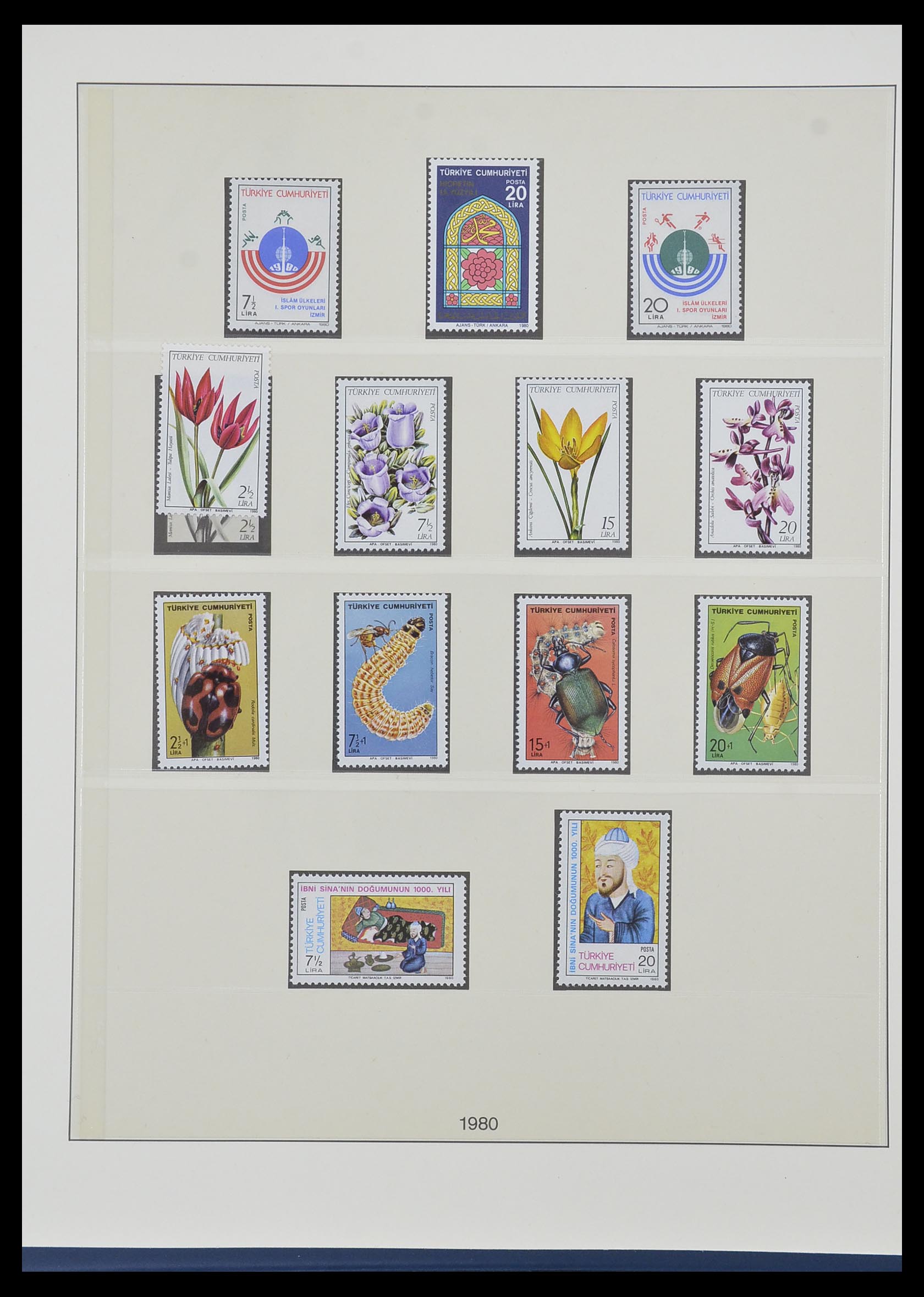 33984 139 - Postzegelverzameling 33984 Turkije 1938-1990.