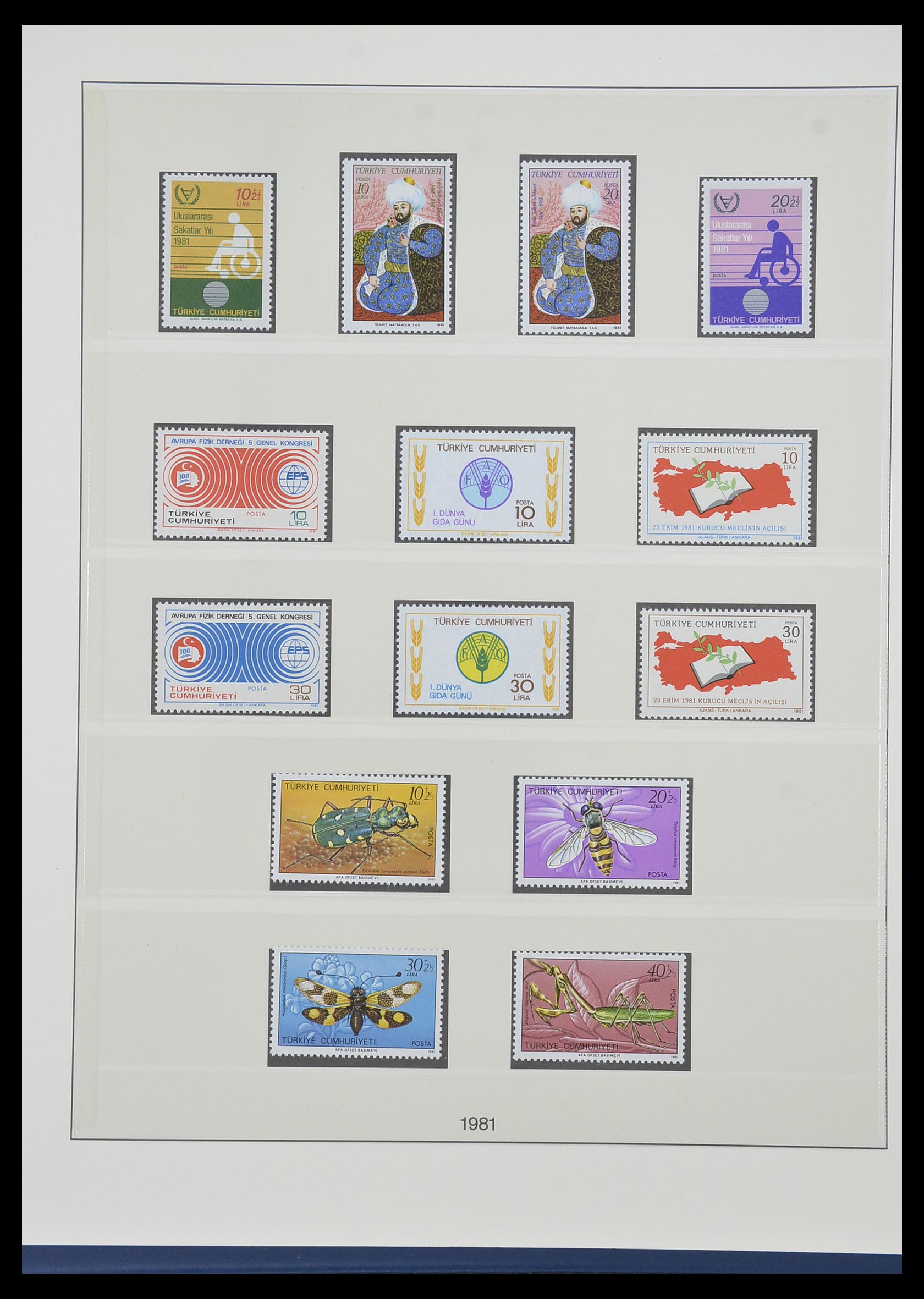 33984 142 - Postzegelverzameling 33984 Turkije 1938-1990.