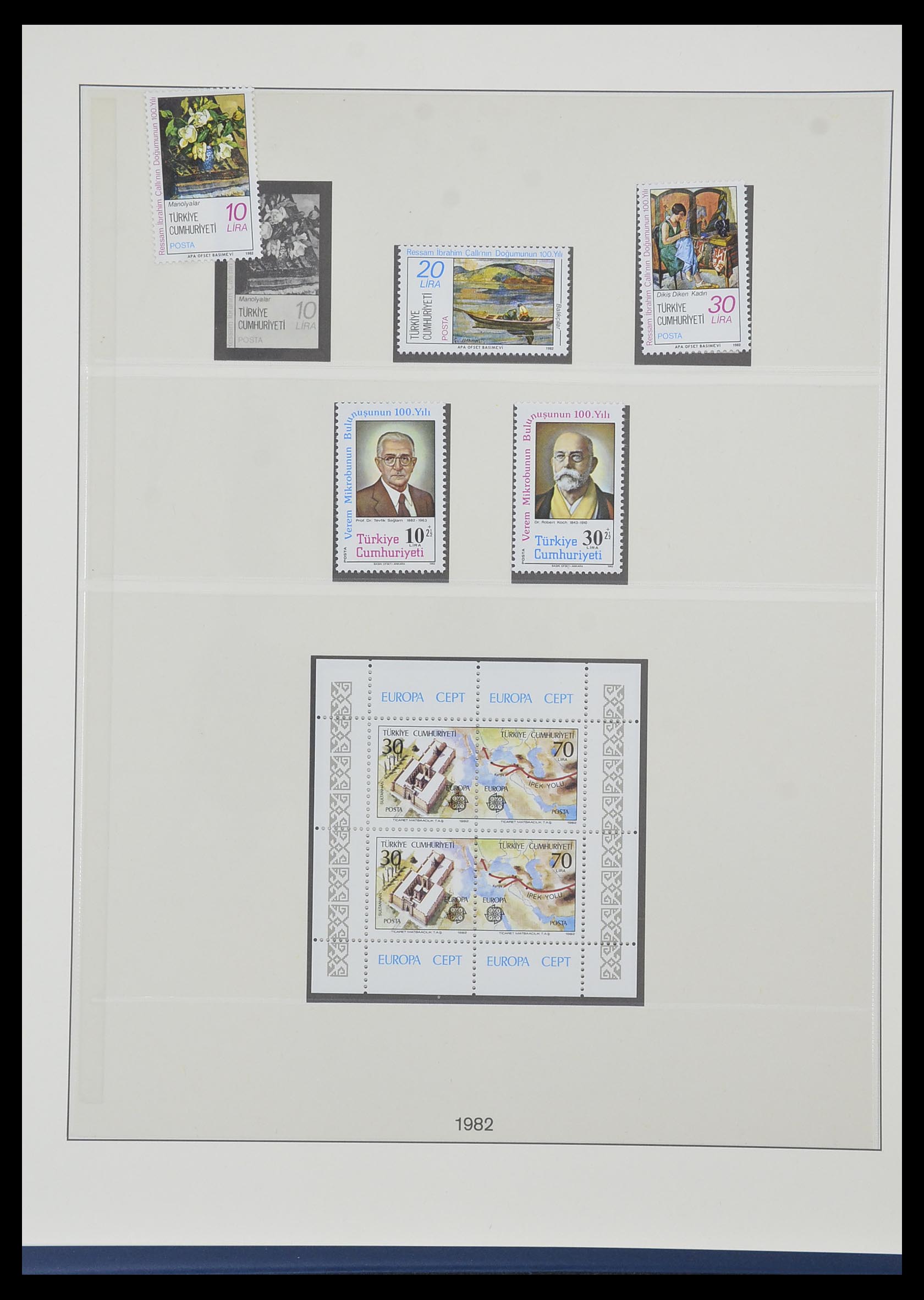 33984 145 - Postzegelverzameling 33984 Turkije 1938-1990.