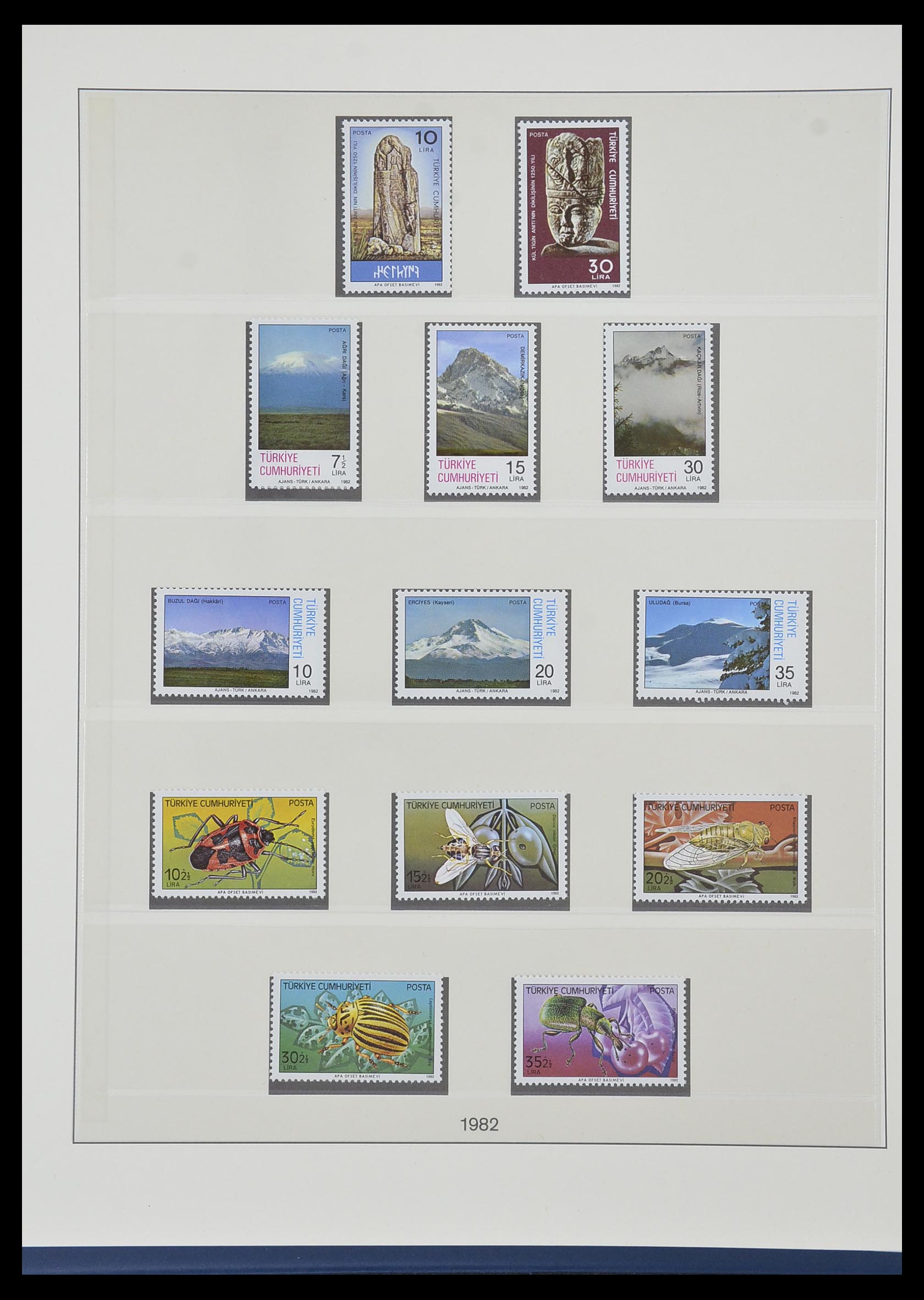 33984 146 - Postzegelverzameling 33984 Turkije 1938-1990.