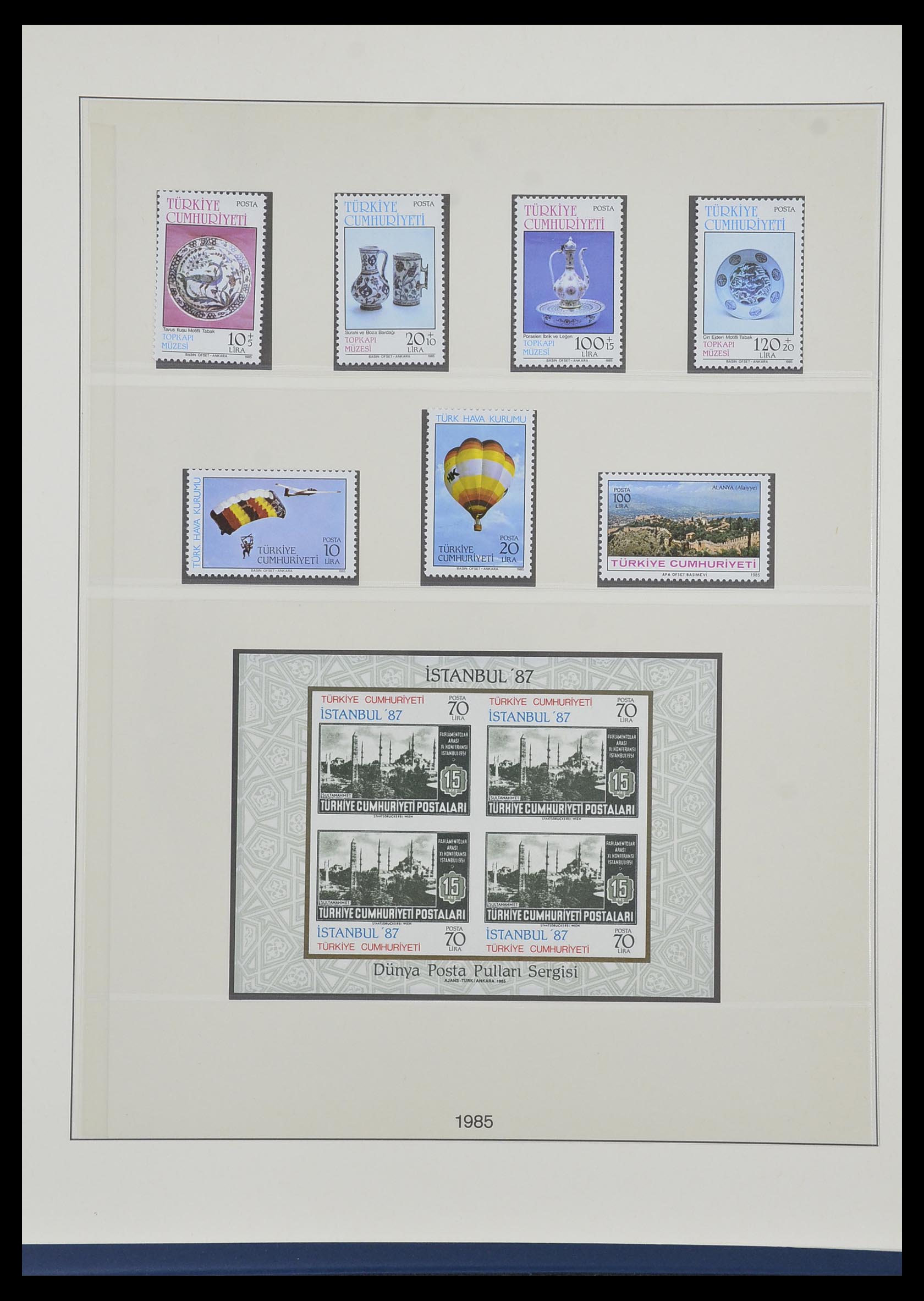 33984 156 - Postzegelverzameling 33984 Turkije 1938-1990.