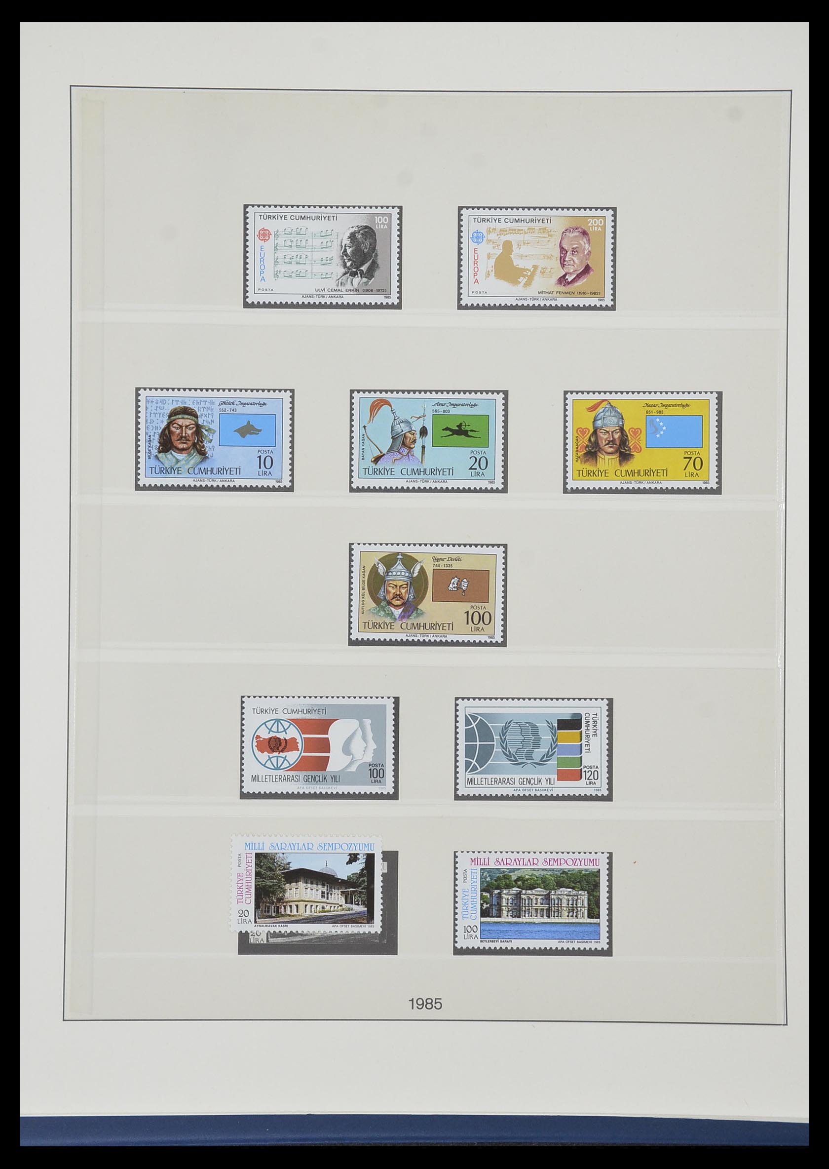33984 157 - Postzegelverzameling 33984 Turkije 1938-1990.