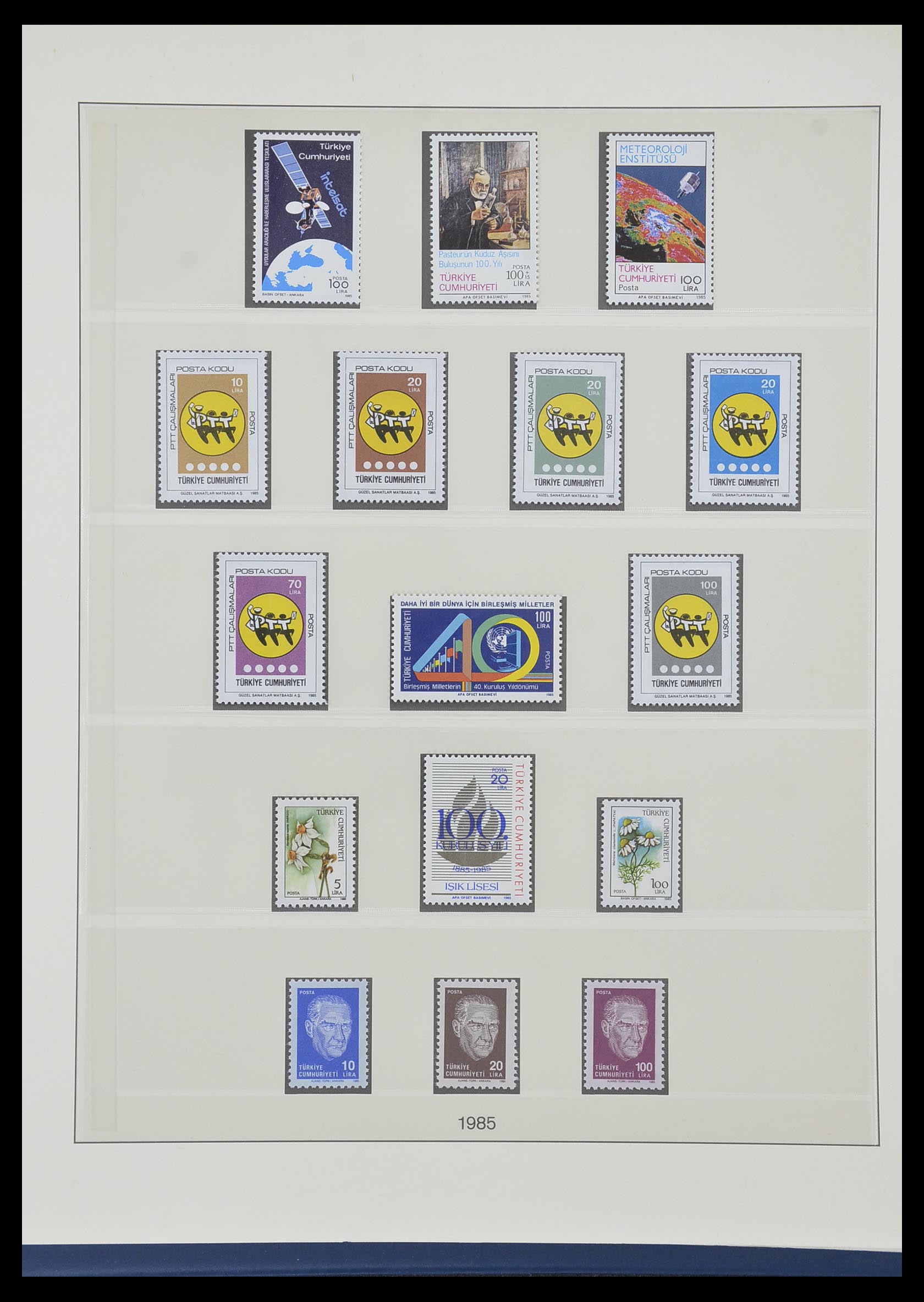 33984 158 - Postzegelverzameling 33984 Turkije 1938-1990.