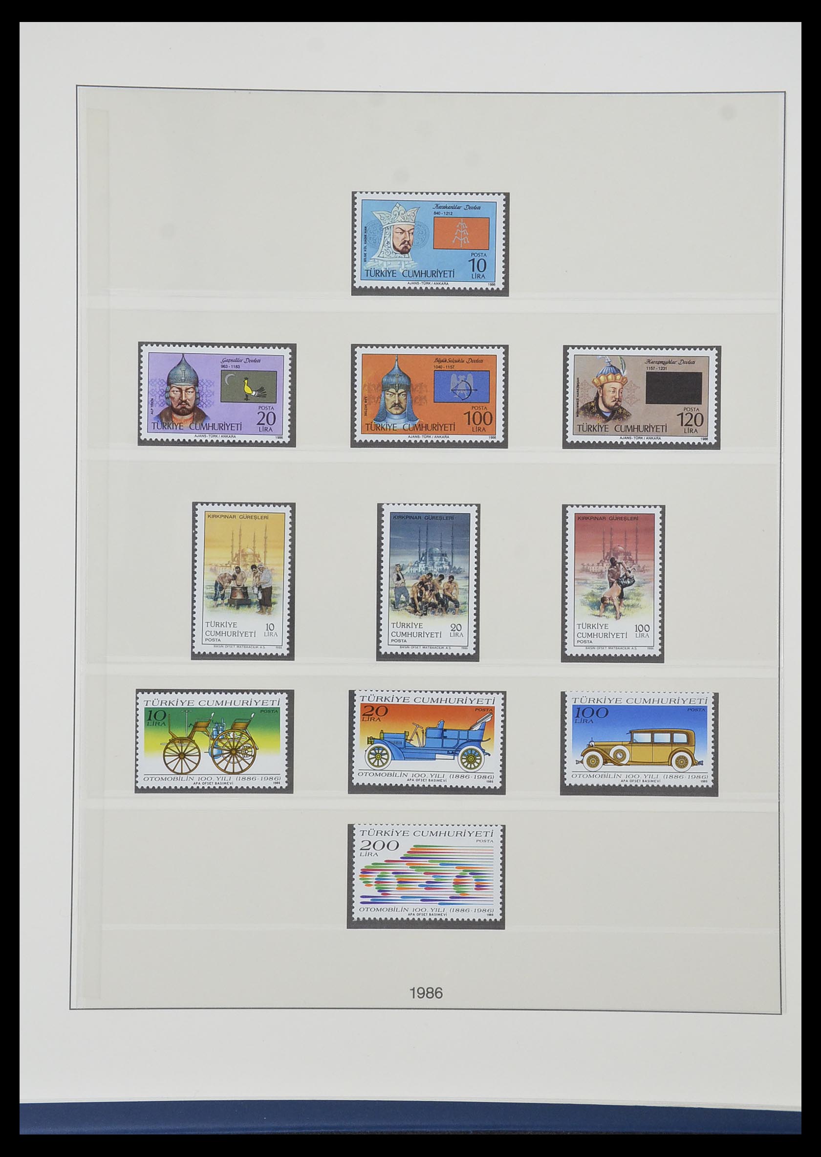 33984 160 - Postzegelverzameling 33984 Turkije 1938-1990.