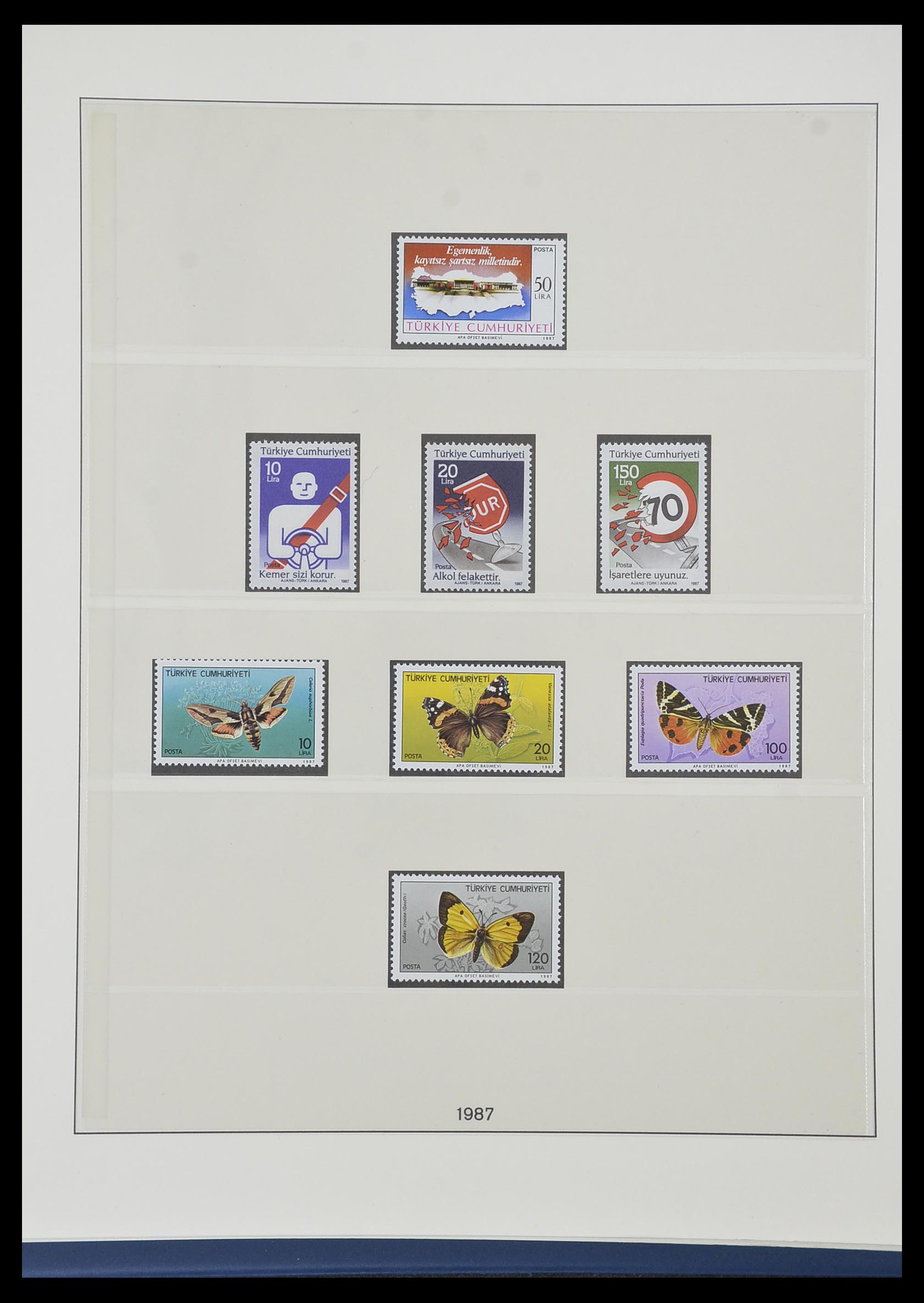 33984 162 - Postzegelverzameling 33984 Turkije 1938-1990.