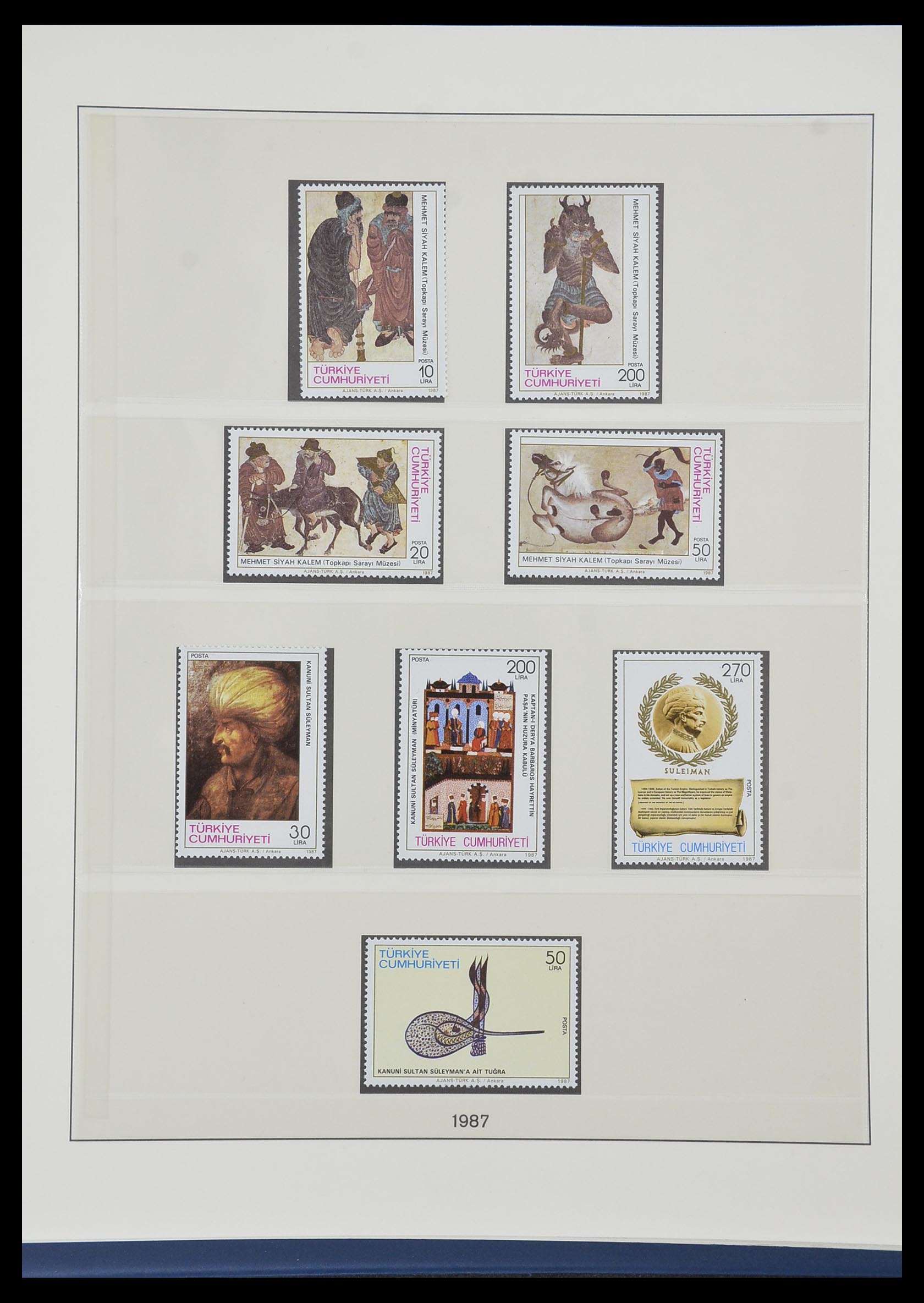 33984 165 - Postzegelverzameling 33984 Turkije 1938-1990.