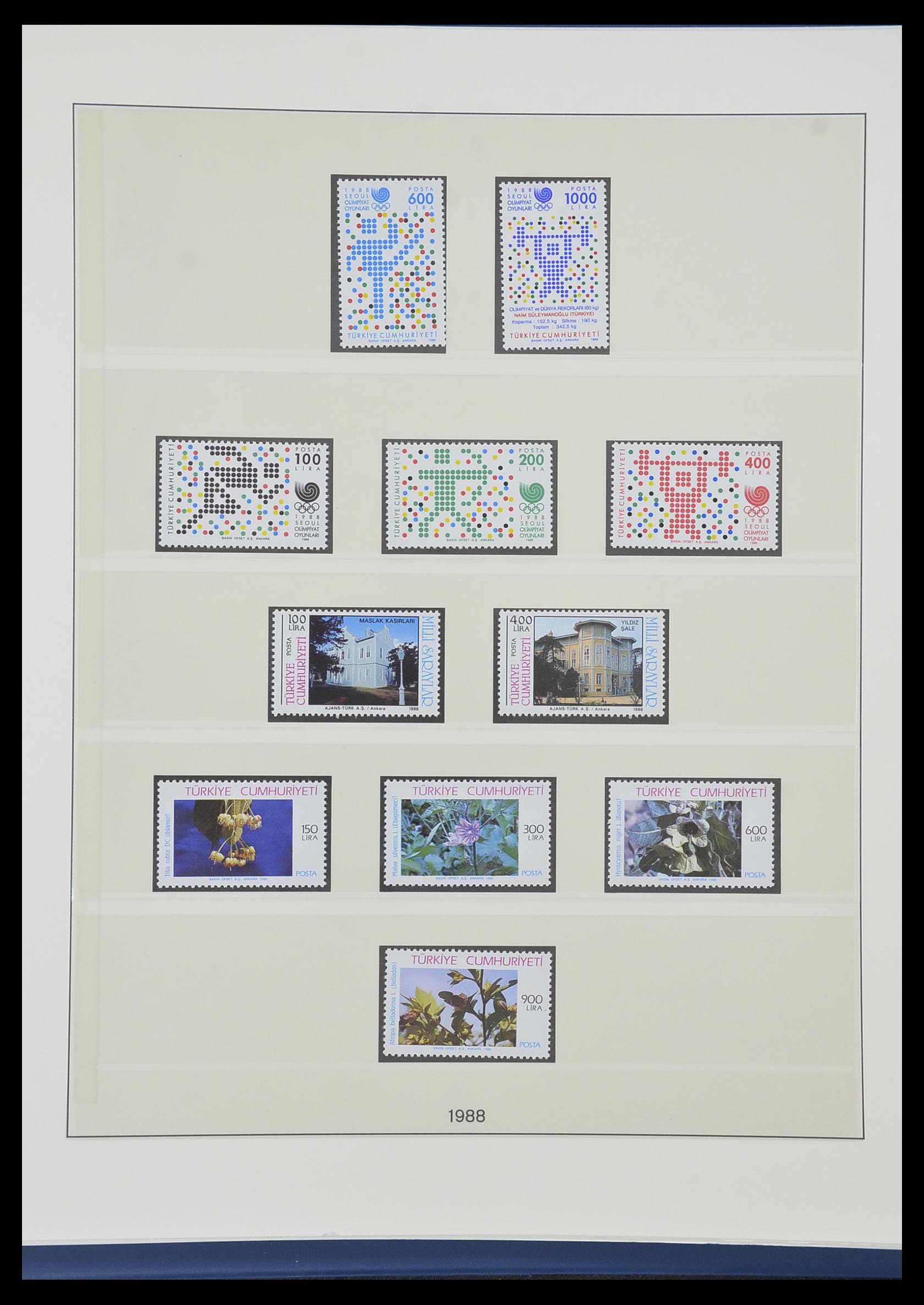 33984 169 - Postzegelverzameling 33984 Turkije 1938-1990.