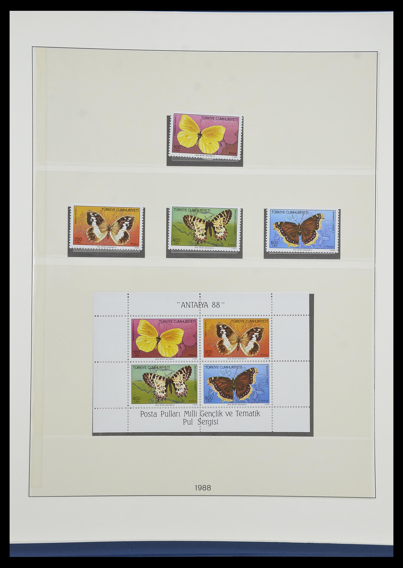 33984 170 - Postzegelverzameling 33984 Turkije 1938-1990.