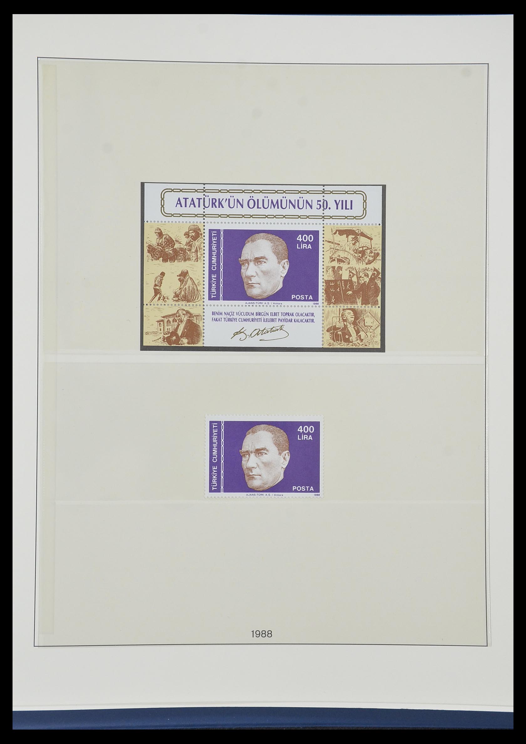 33984 171 - Stamp collection 33984 Turkey 1938-1990.