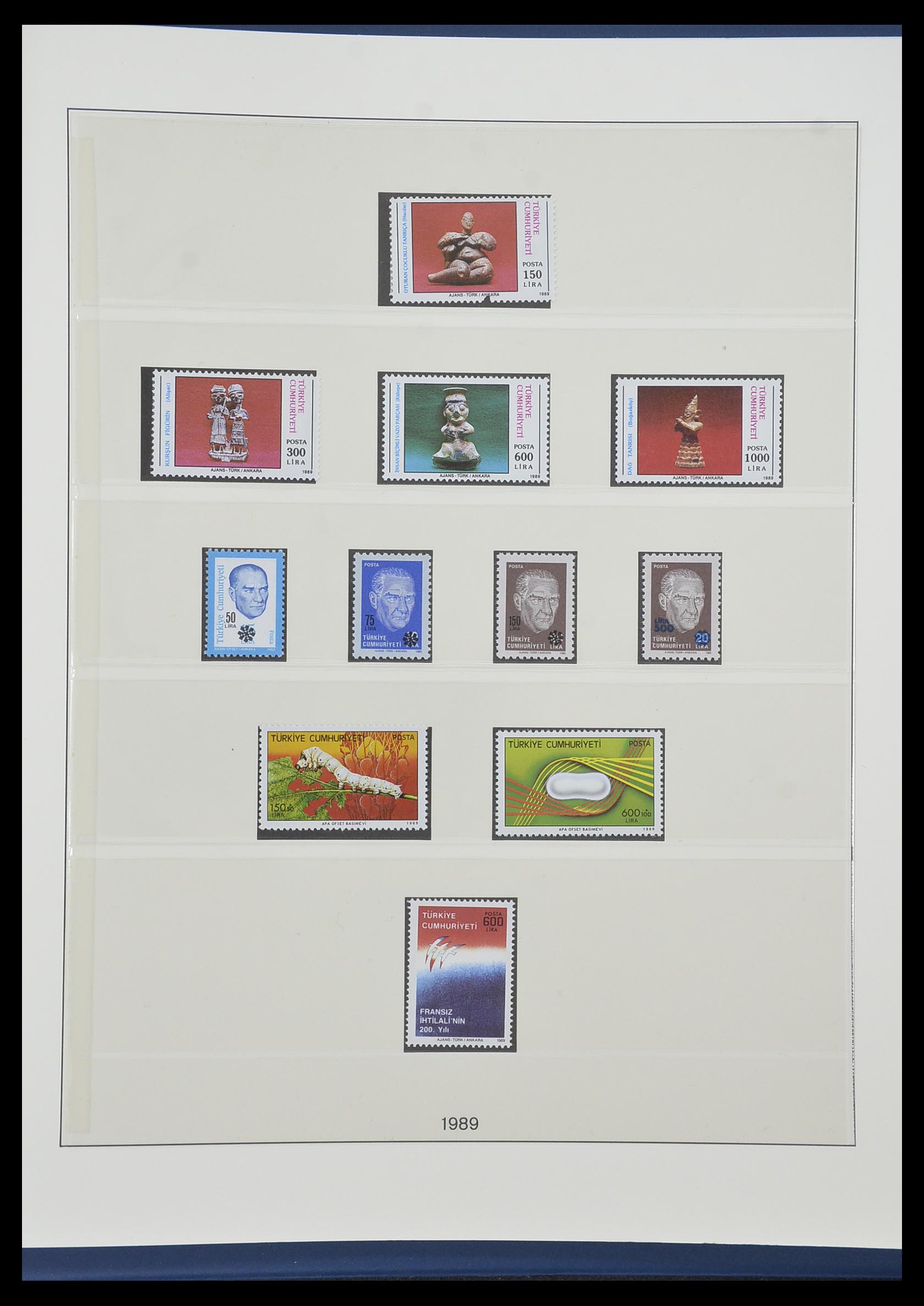 33984 172 - Postzegelverzameling 33984 Turkije 1938-1990.