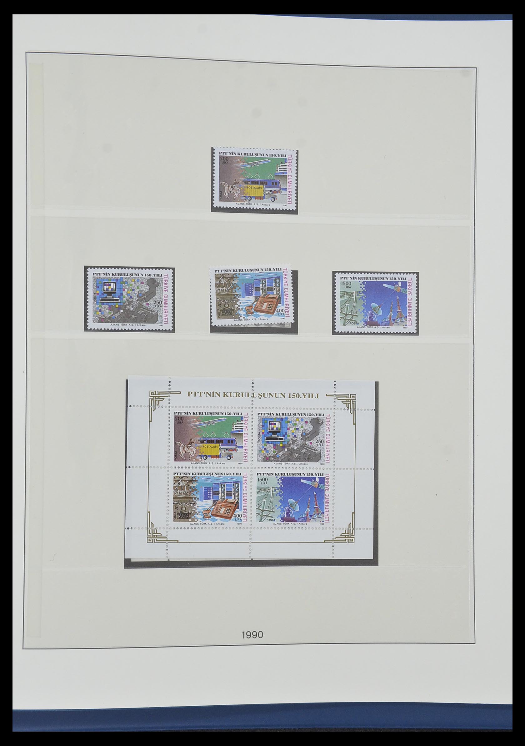 33984 179 - Postzegelverzameling 33984 Turkije 1938-1990.