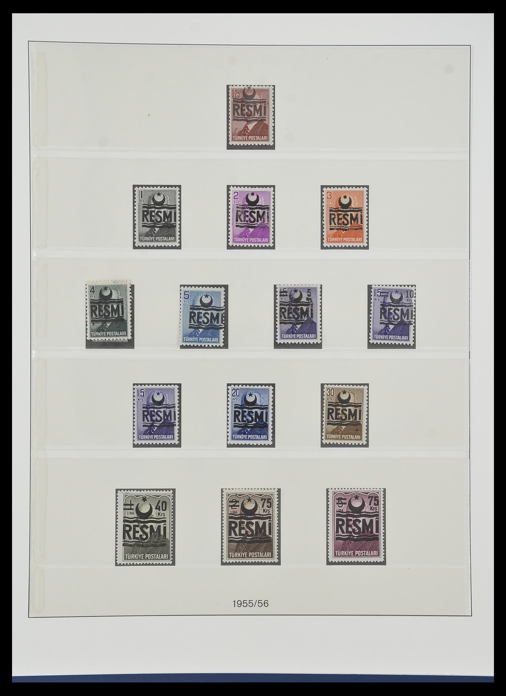33984 181 - Postzegelverzameling 33984 Turkije 1938-1990.