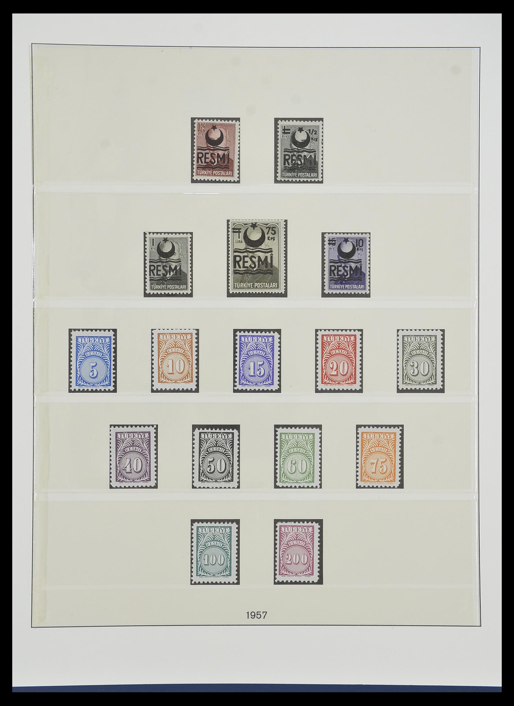 33984 182 - Postzegelverzameling 33984 Turkije 1938-1990.