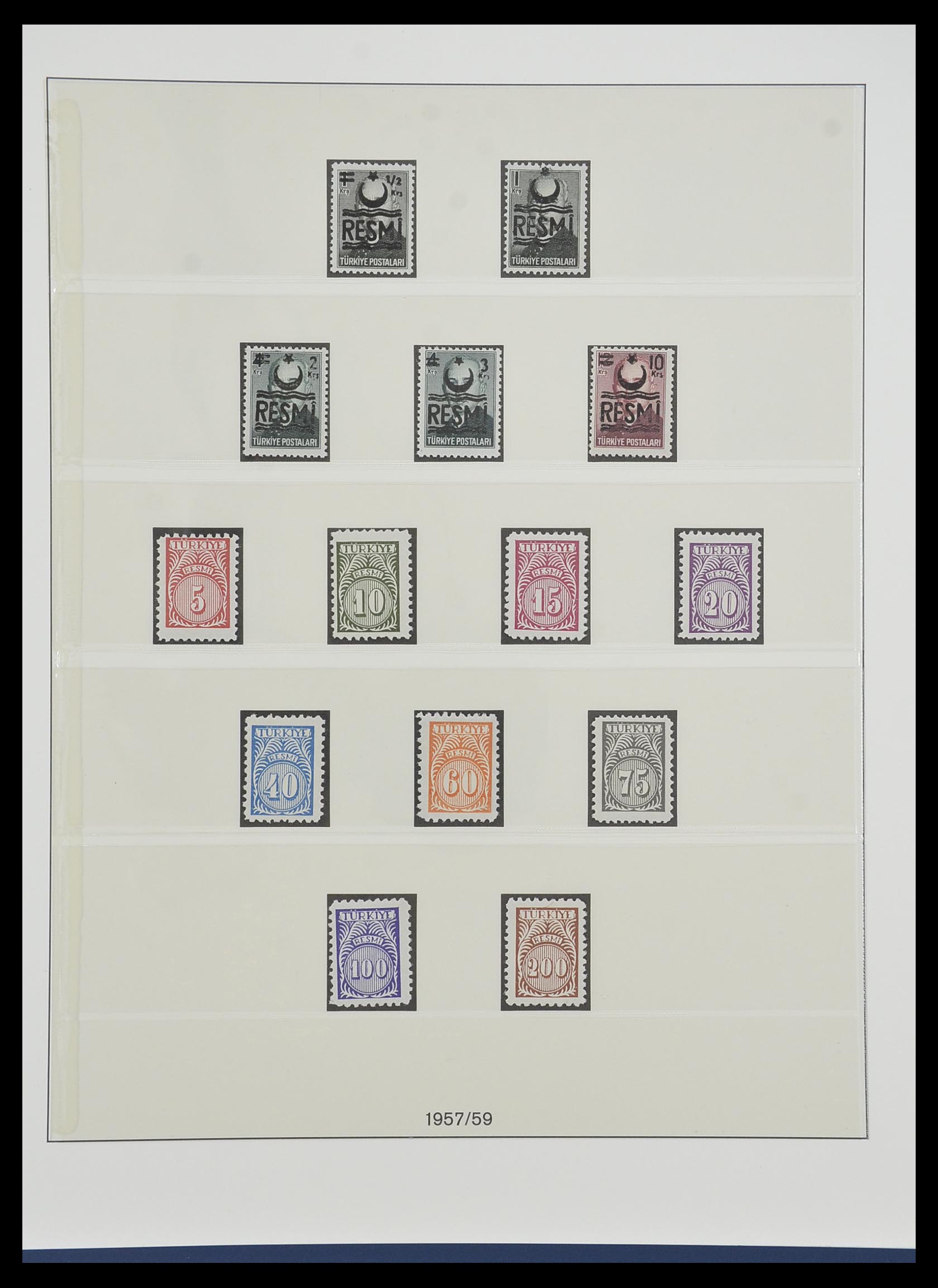 33984 183 - Postzegelverzameling 33984 Turkije 1938-1990.