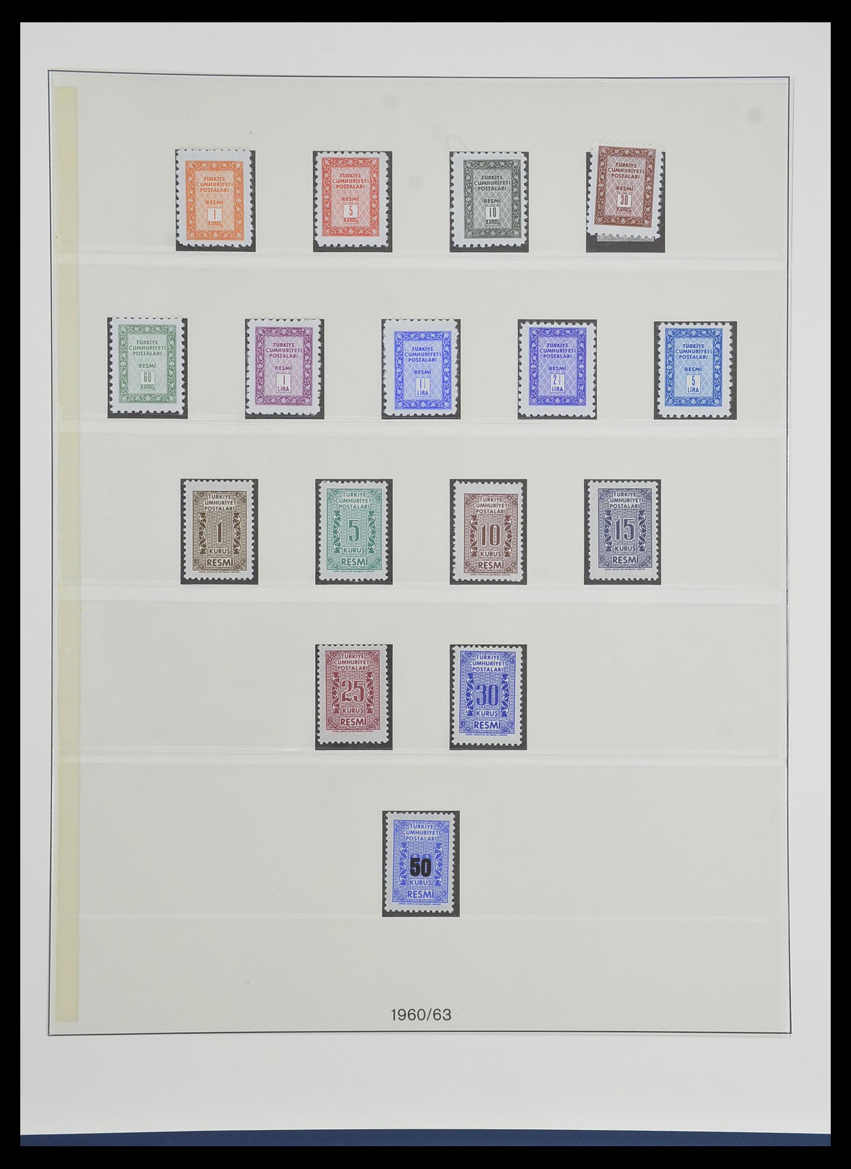 33984 184 - Postzegelverzameling 33984 Turkije 1938-1990.