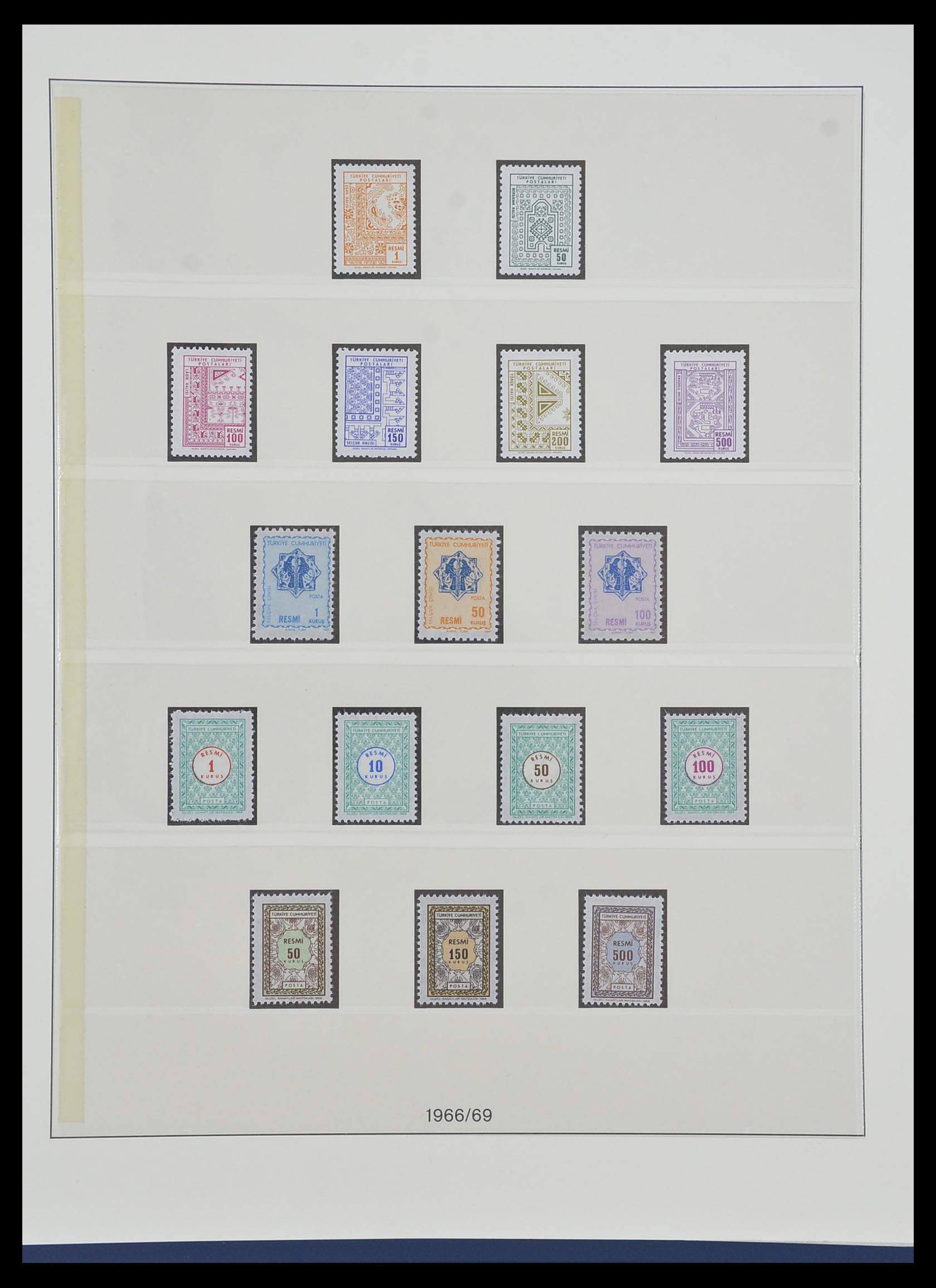 33984 186 - Postzegelverzameling 33984 Turkije 1938-1990.