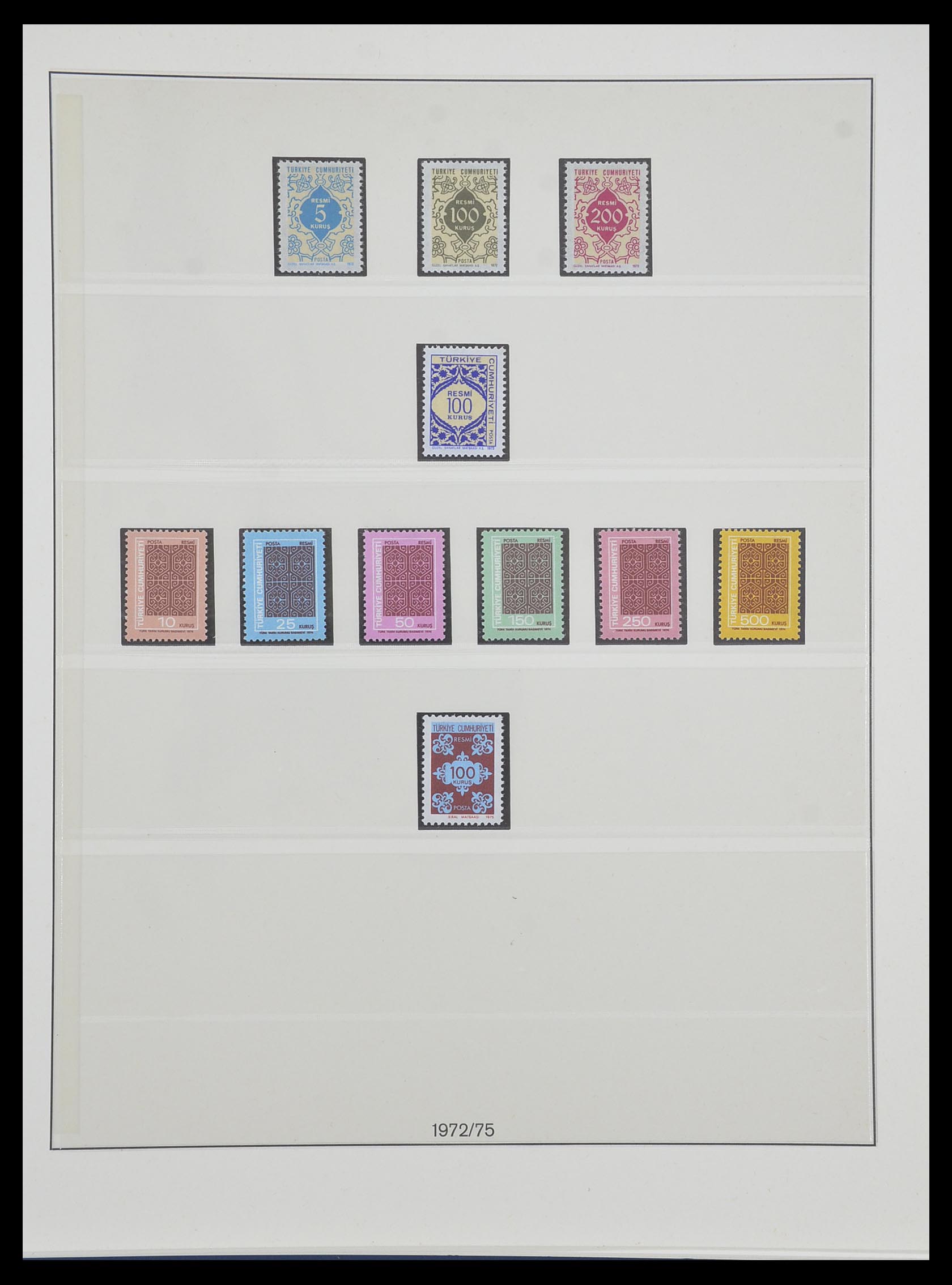 33984 188 - Postzegelverzameling 33984 Turkije 1938-1990.