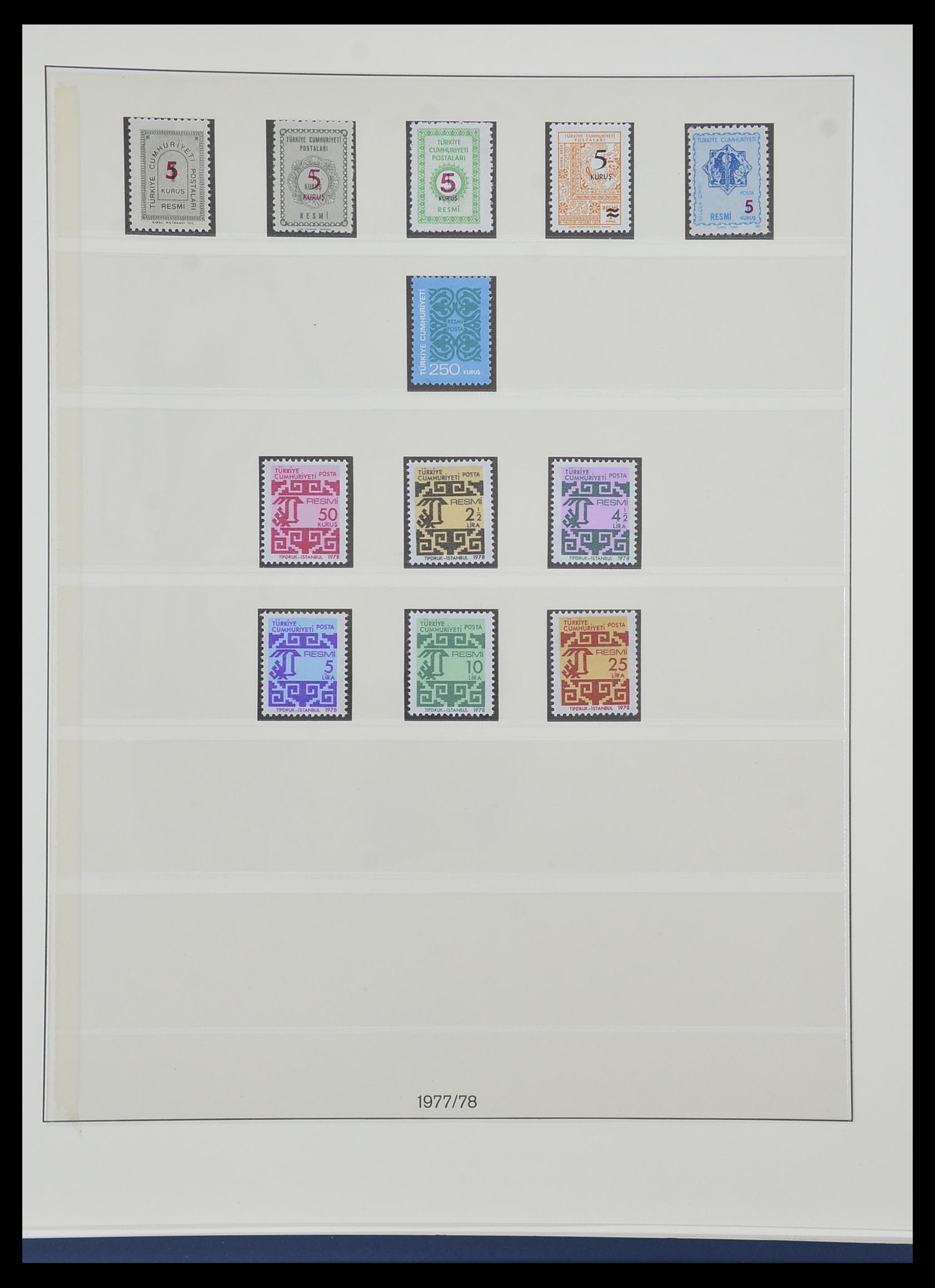 33984 189 - Postzegelverzameling 33984 Turkije 1938-1990.