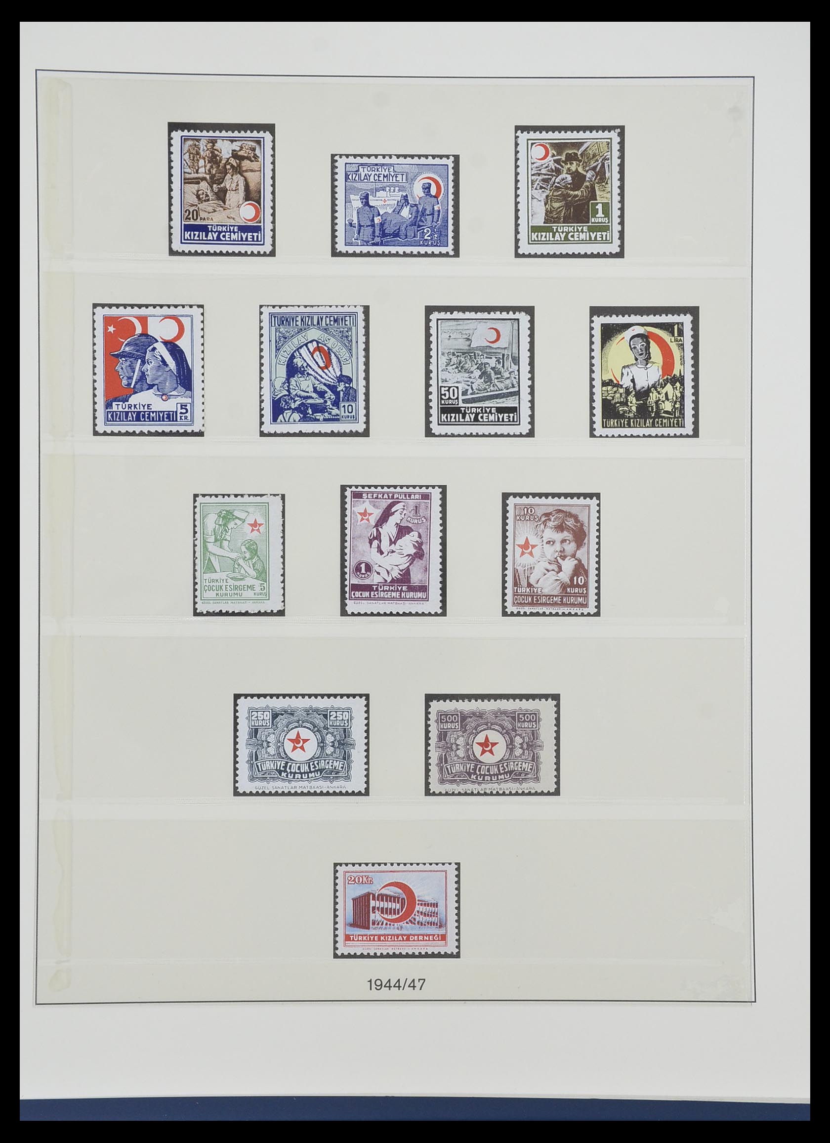 33984 190 - Postzegelverzameling 33984 Turkije 1938-1990.