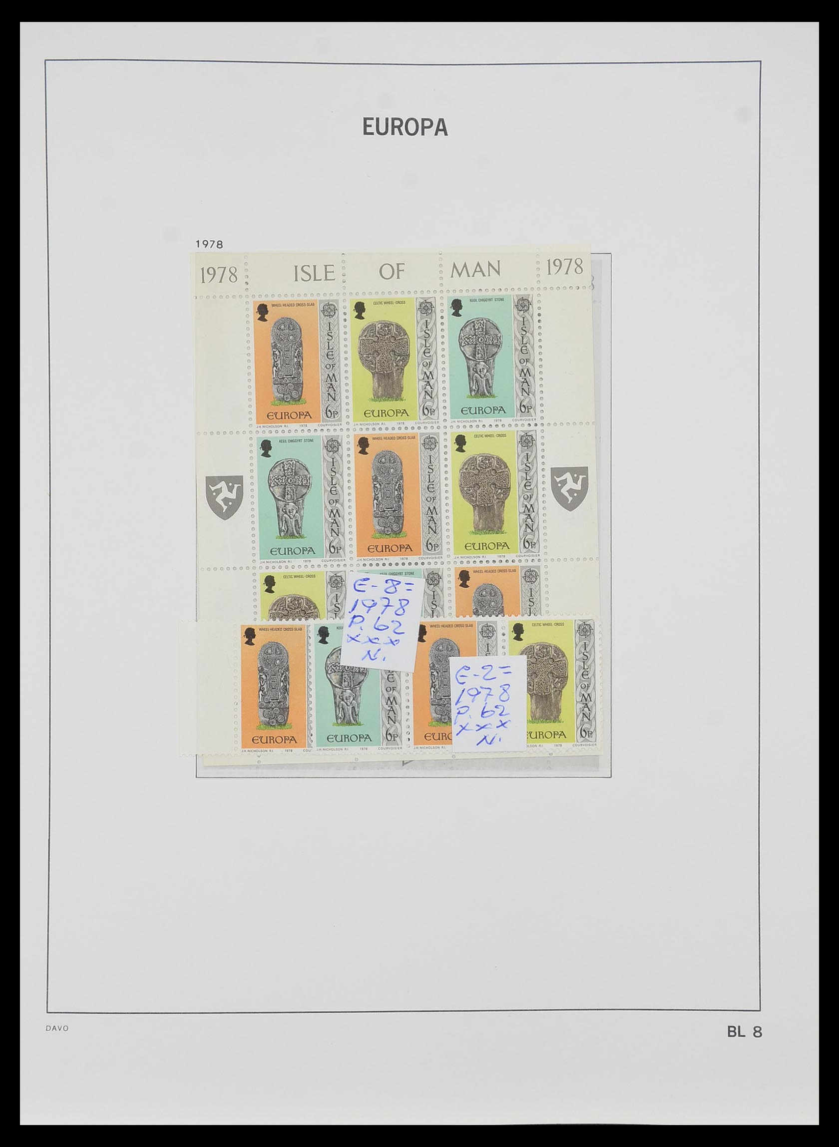 33985 008 - Stamp collection 33985 Europa CEPT souvenir sheets 1974-2014.