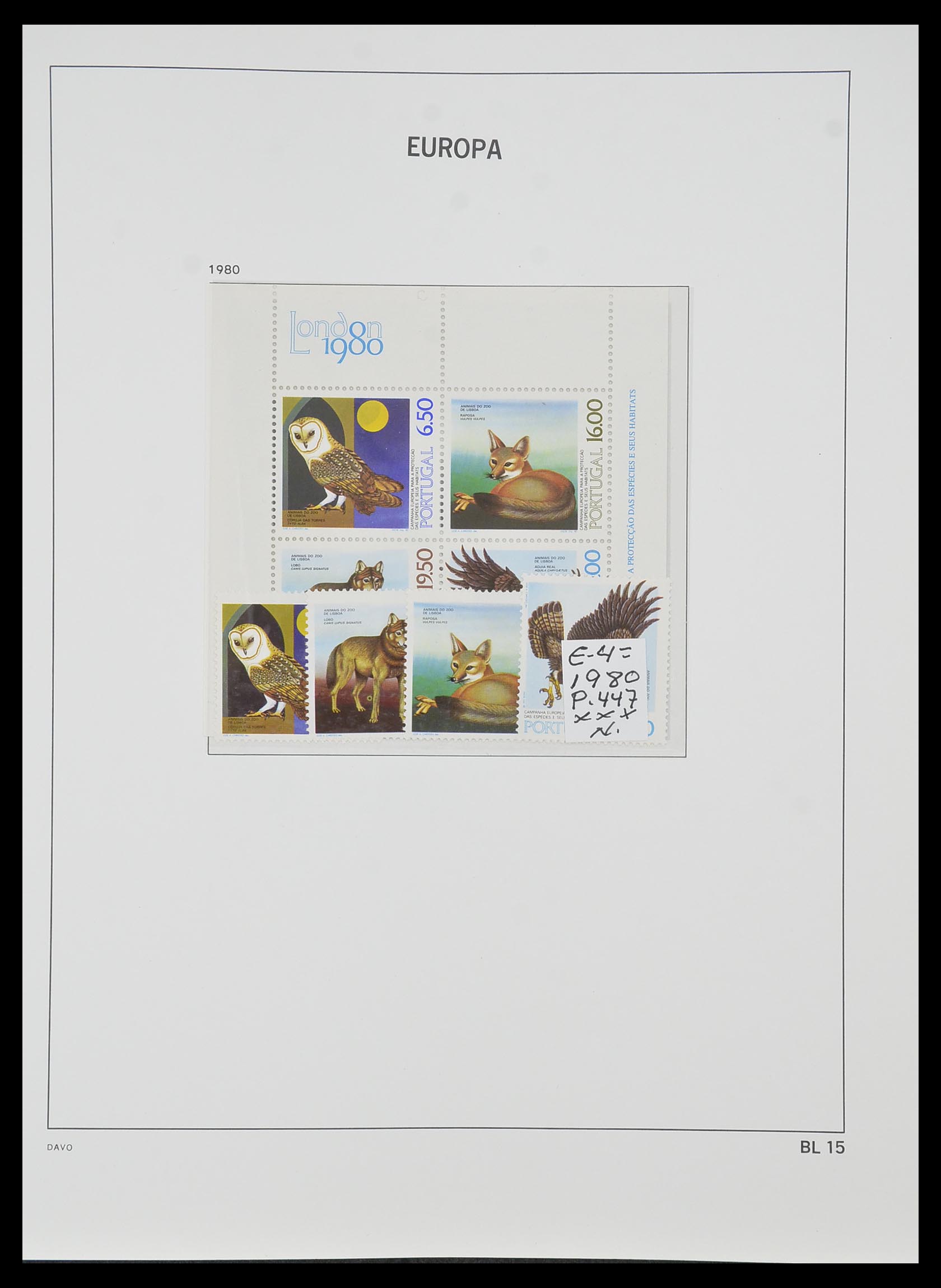 33985 015 - Postzegelverzameling 33985 Europa CEPT blokken 1974-2014.