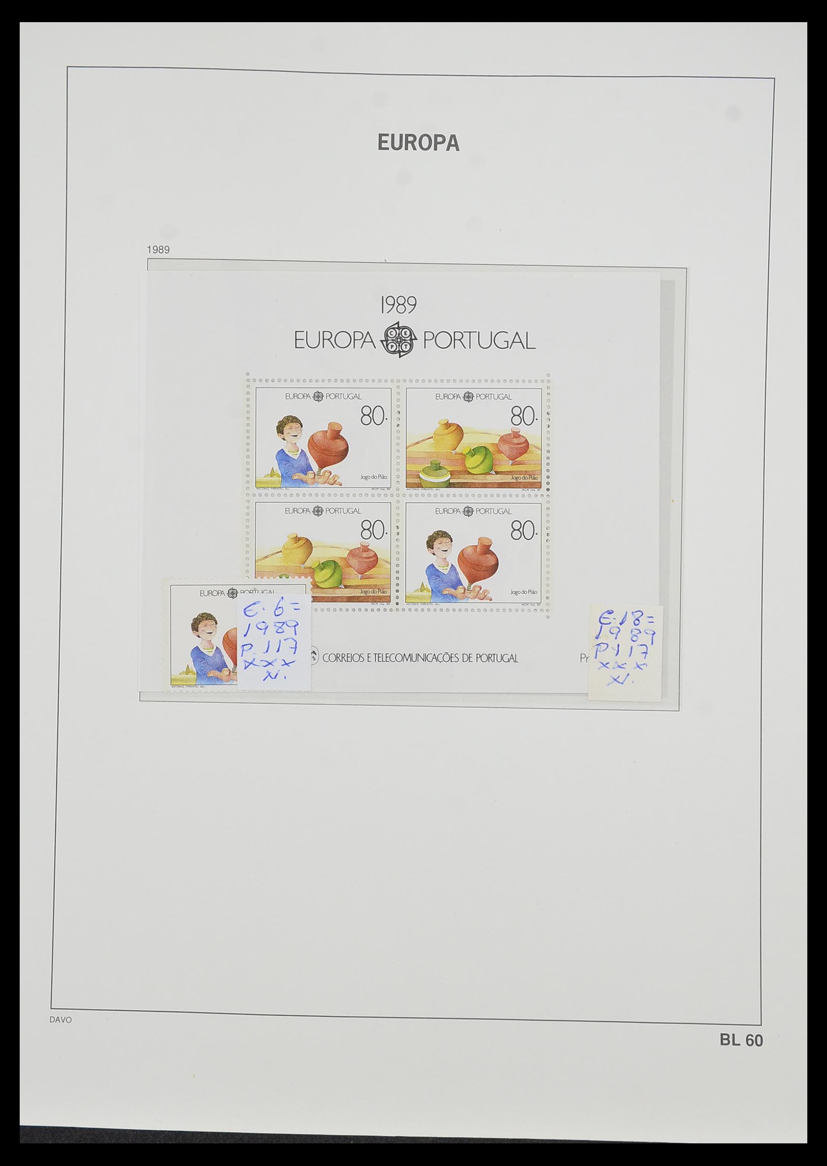 33985 055 - Postzegelverzameling 33985 Europa CEPT blokken 1974-2014.