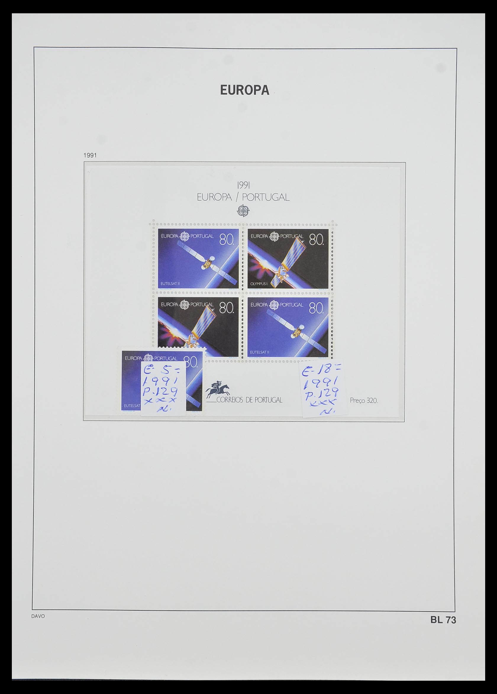 33985 063 - Stamp collection 33985 Europa CEPT souvenir sheets 1974-2014.