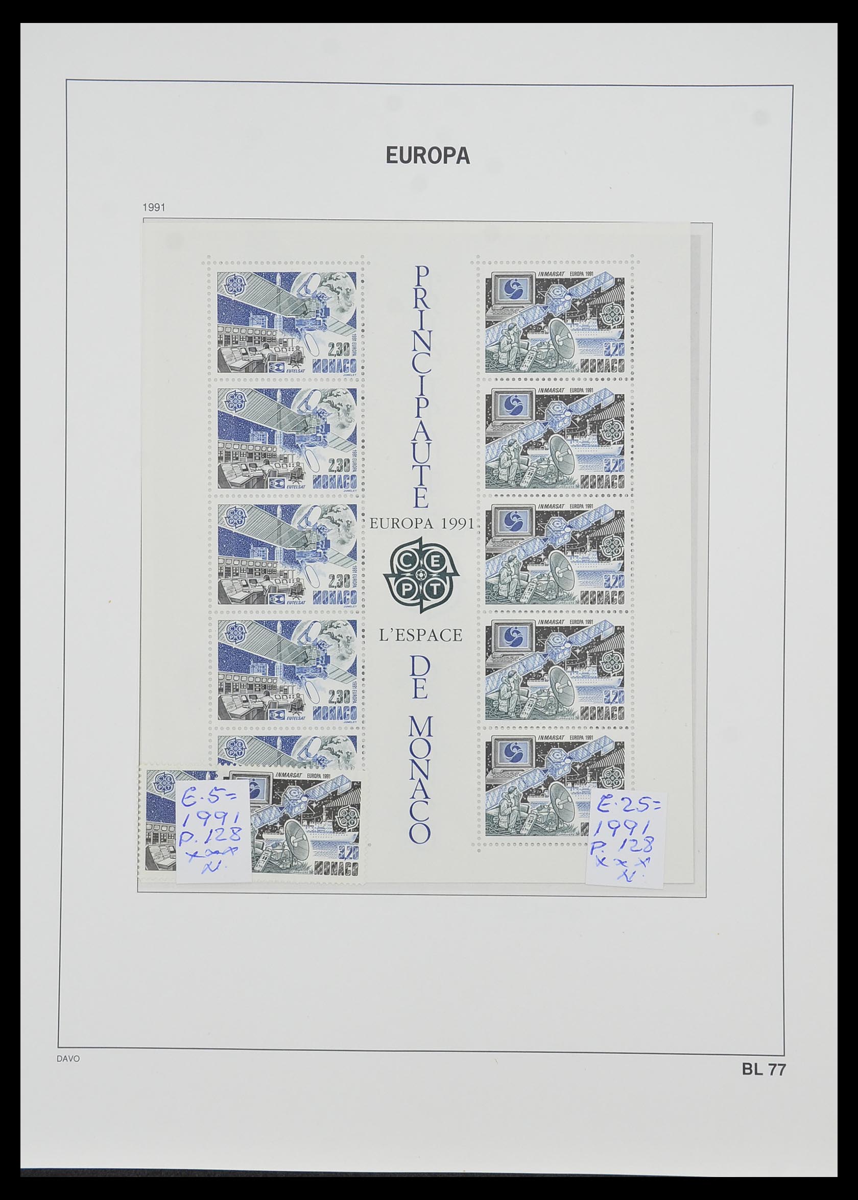 33985 069 - Stamp collection 33985 Europa CEPT souvenir sheets 1974-2014.