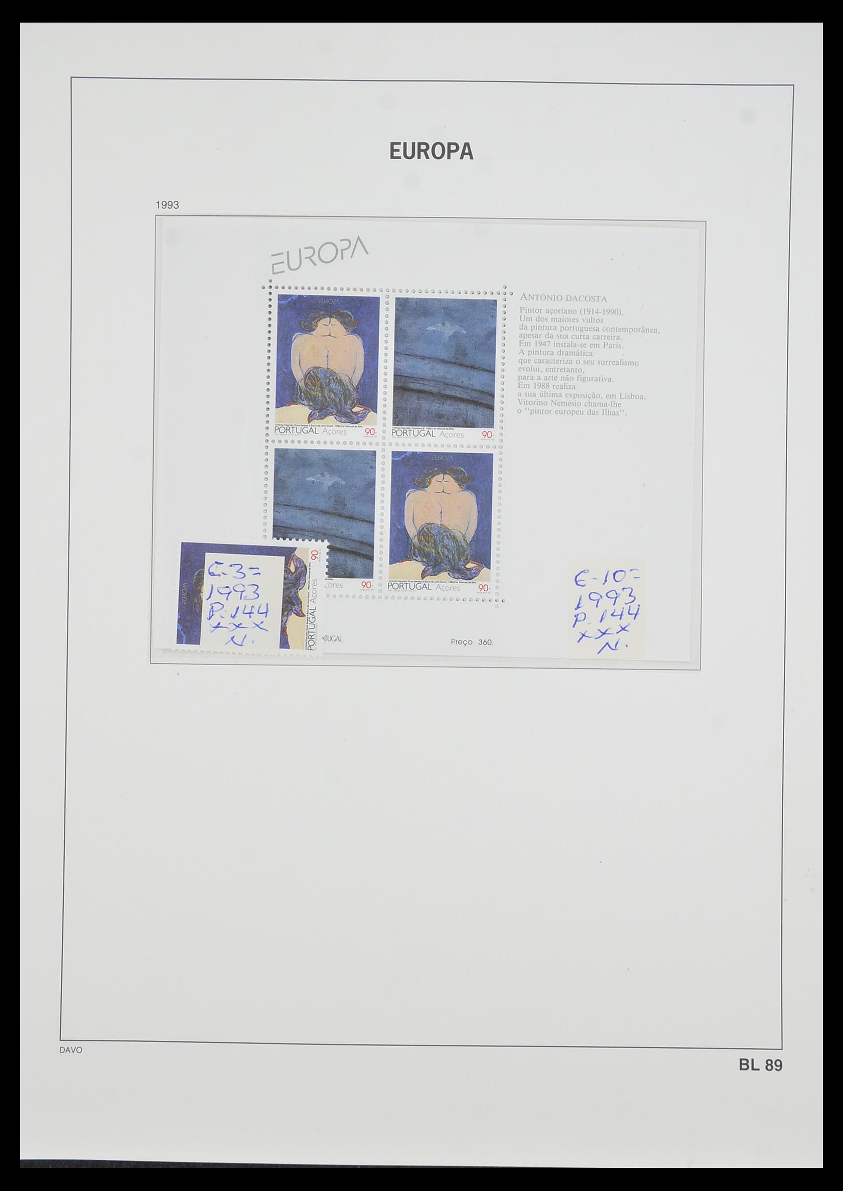 33985 078 - Stamp collection 33985 Europa CEPT souvenir sheets 1974-2014.